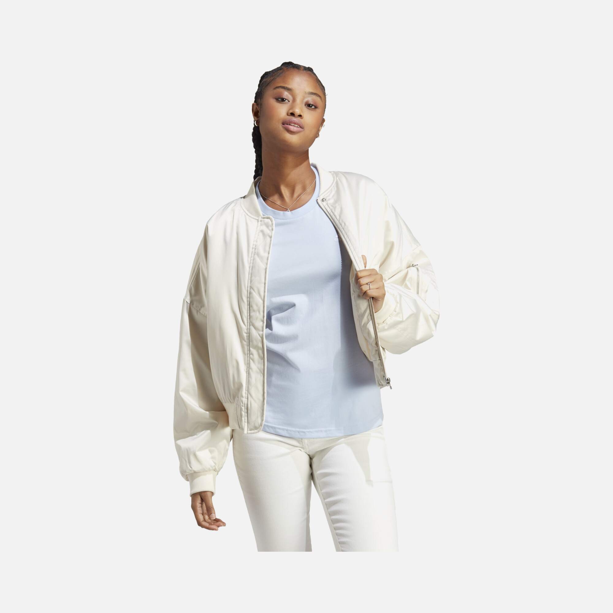 adidas Essentials Slim 3-Stripes Short-Sleeve Kadın Tişört