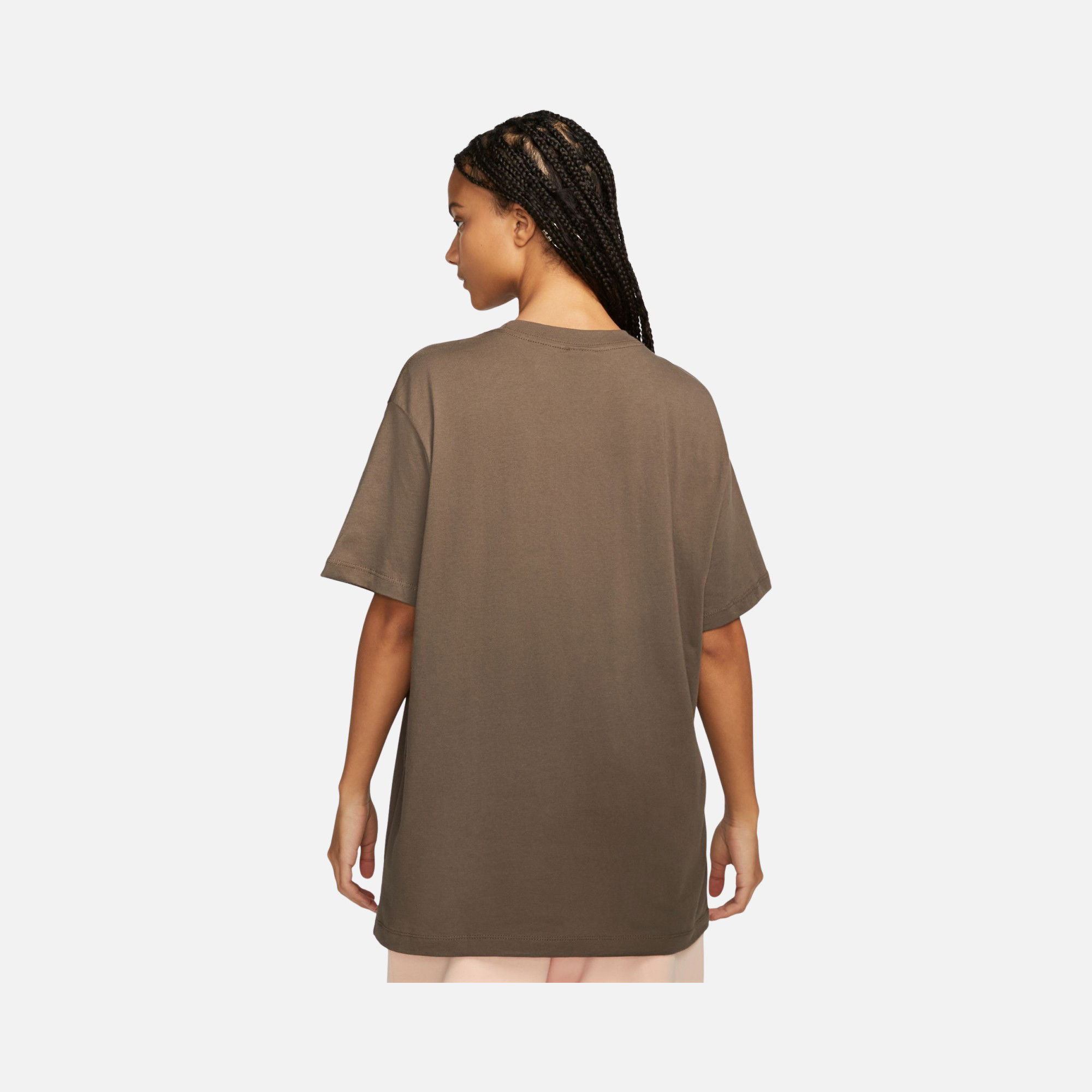 Nike Sportswear Phoenix Printed Boyfriend Short-Sleeve Kadın Tişört