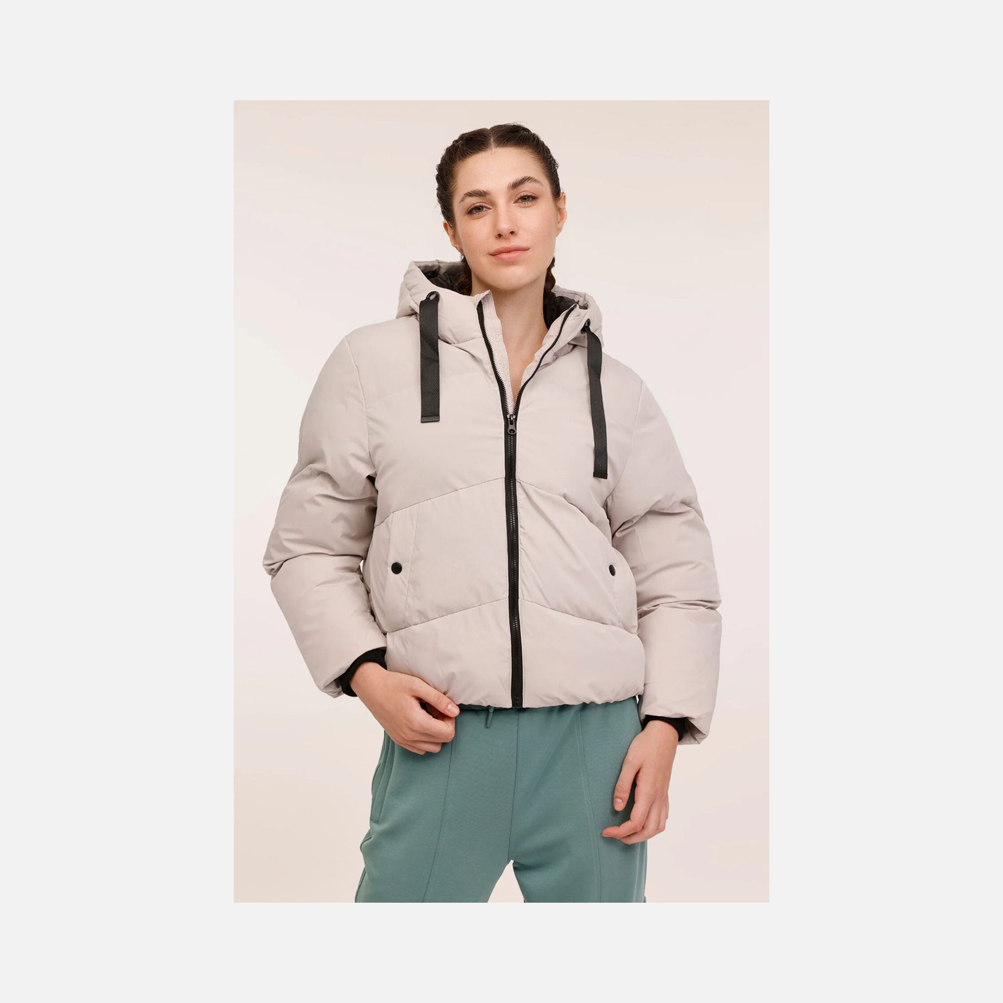 Lumberjack Sportswear WL Nora 2 4PR Woven Fabric Full-Zip Hooded Kadın Mont