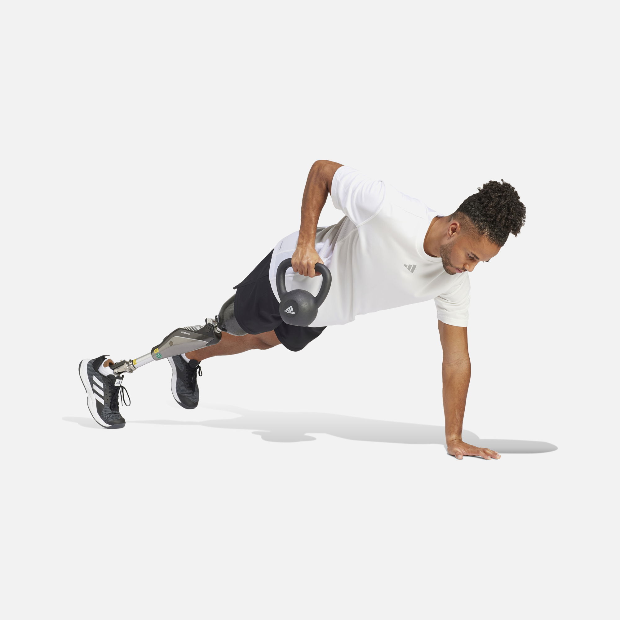 adidas Hiit 3-Stripes Training Short-Sleeve Erkek Tişört