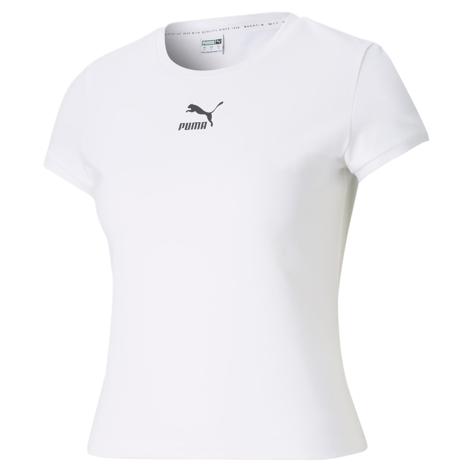 Puma Classics Fitted Short-Sleeve Kadın Tişört