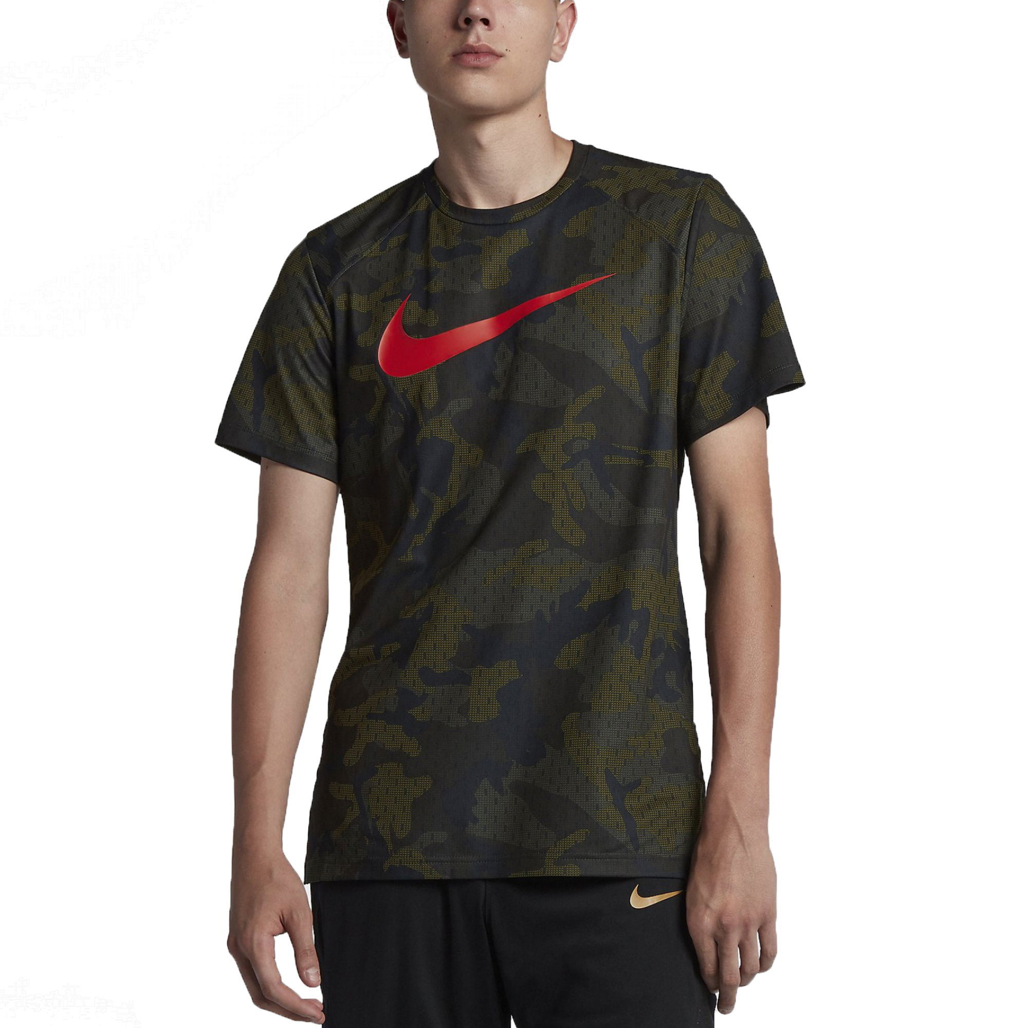 Nike Breathe Dri-Fit Elite Camouflage Short Sleeve Fw18 Erkek Tişört
