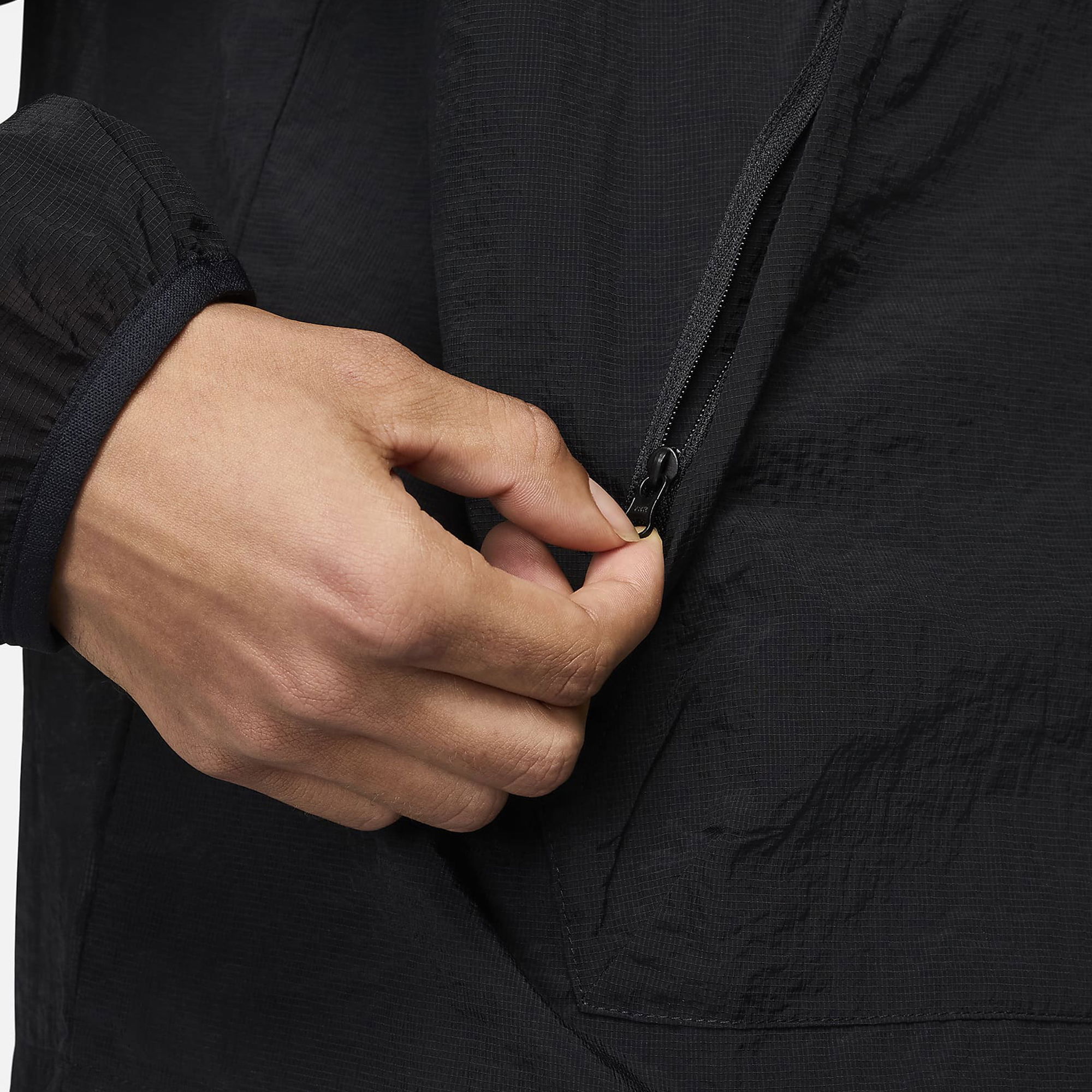 Nike Sportswear Tech Pack Woven Mesh Pullover Adjustable Hoodie Erkek Ceket