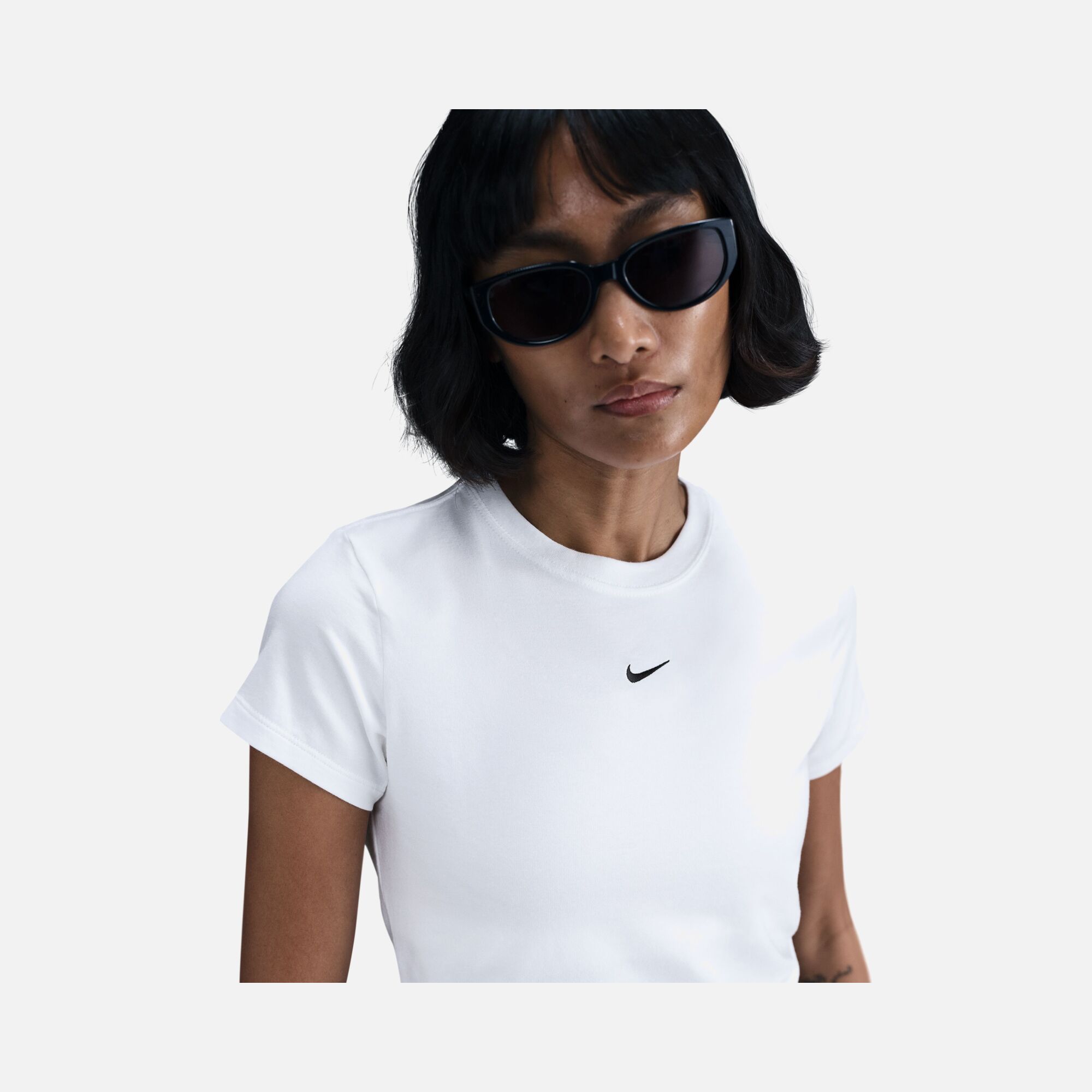 Nike W Nsw Chill Knit Crop Kadın Tişört