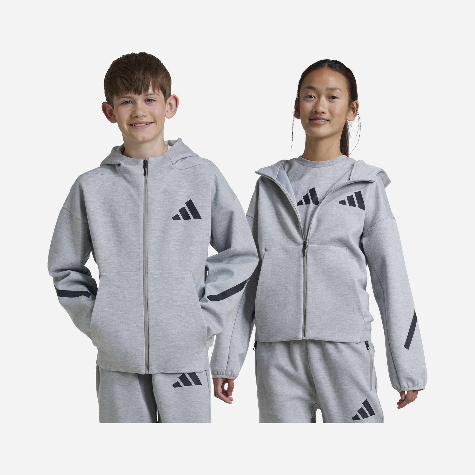adidas Z.N.E. Sportswear Track Full-Zip Hoodie Çocuk Sweatshirt