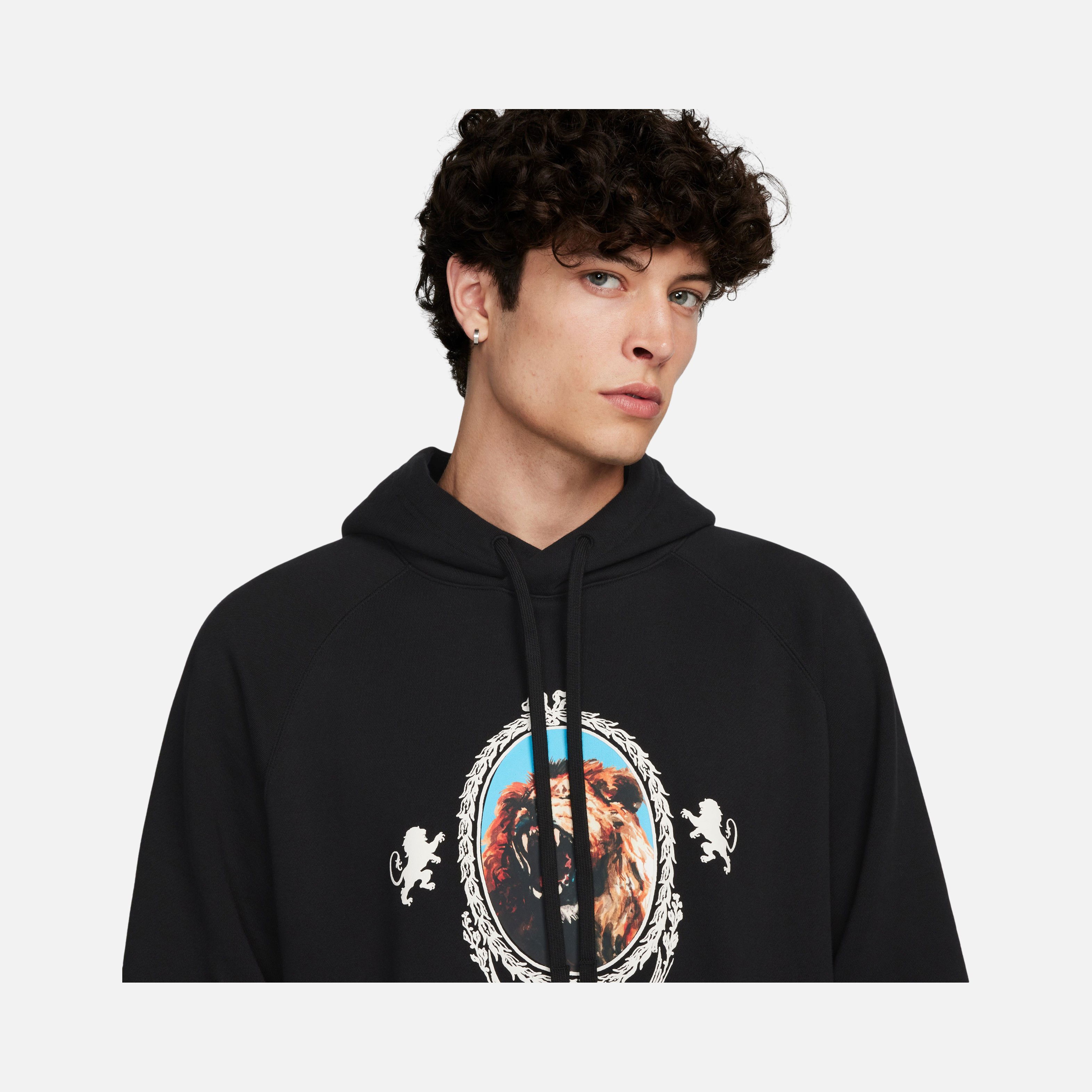 Nike LeBron James Brush Pullover Fleece Hoodie Erkek Sweatshirt