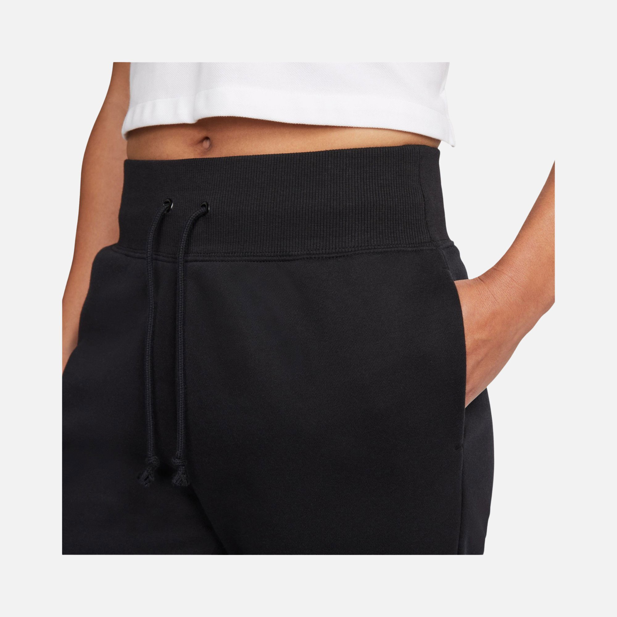 Nike Sportswear Swoosh High-Waist Fleece Kadın Eşofman Altı