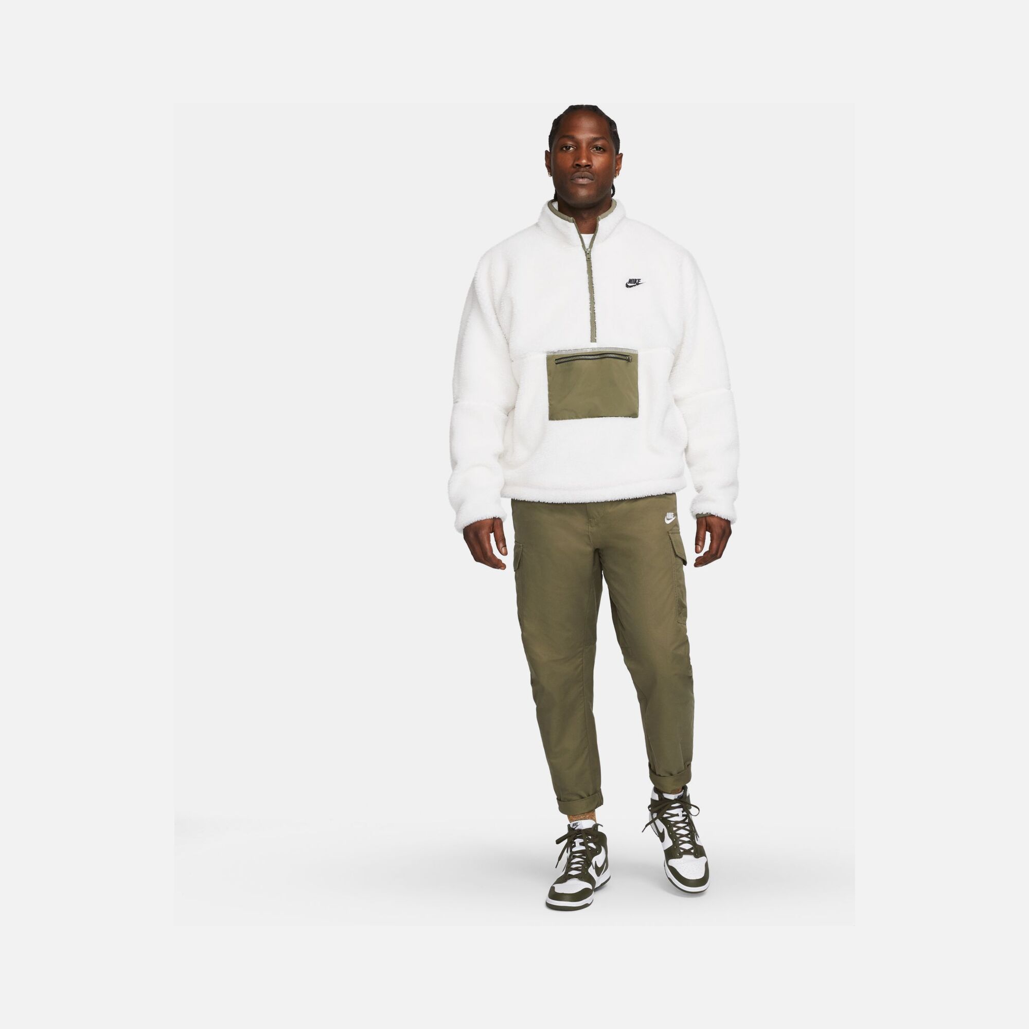 Nike Sporswear Club+ Fleece Winterized 1/2 Zip Erkek Sweatshirt