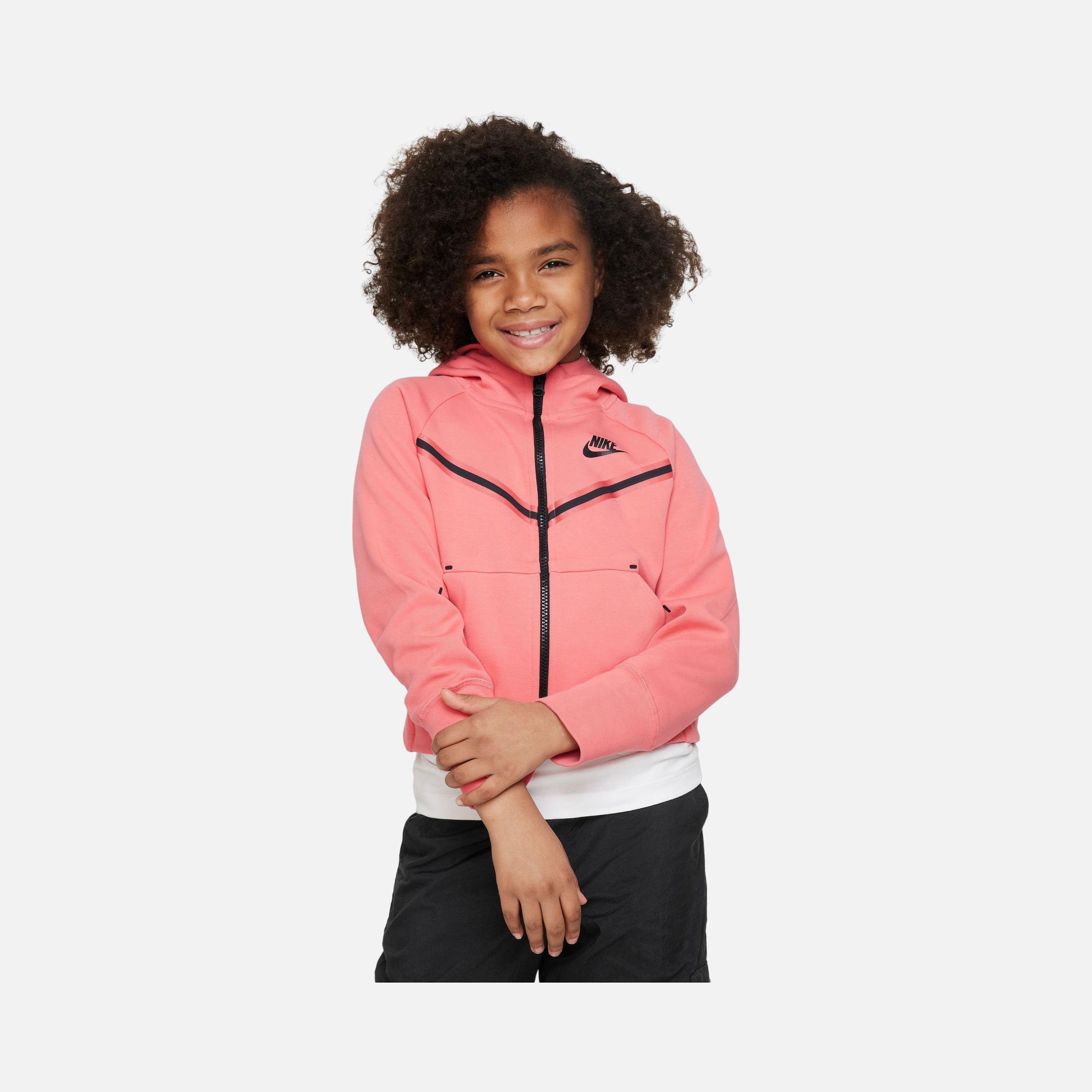 Nike Sportswear Tech Fleece Full-Zip Hoodie (Girls') Çocuk Sweatshirt