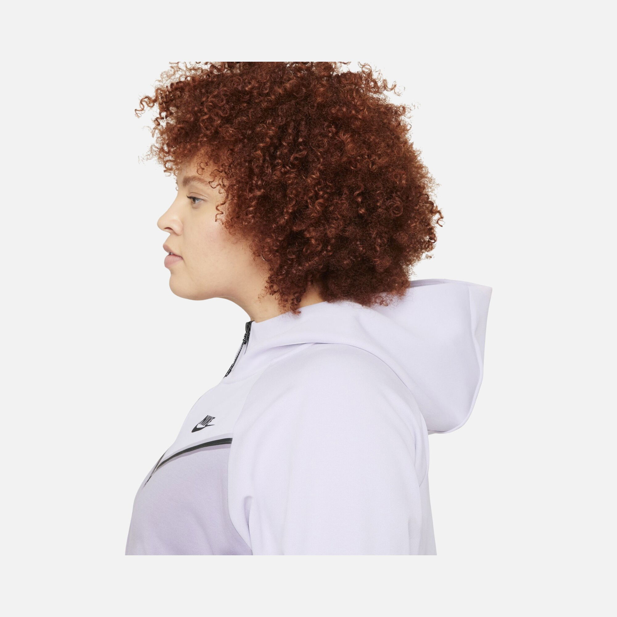 Nike Sportswear Tech Fleece Windrunner Full-Zip Hoodie (Plus Size) Kadın Sweatshirt