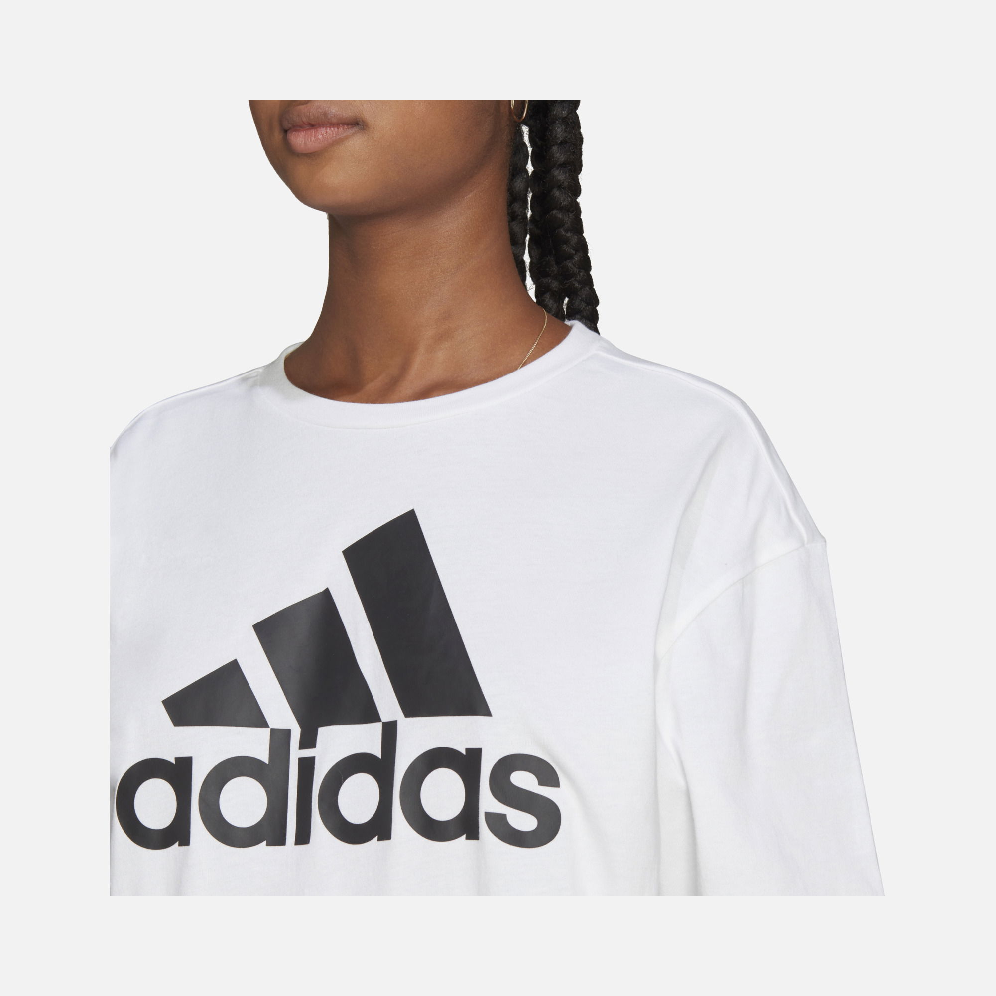 adidas Essentials Big Logo Boyfriend Short-Sleeve '24 Kadın Tişört
