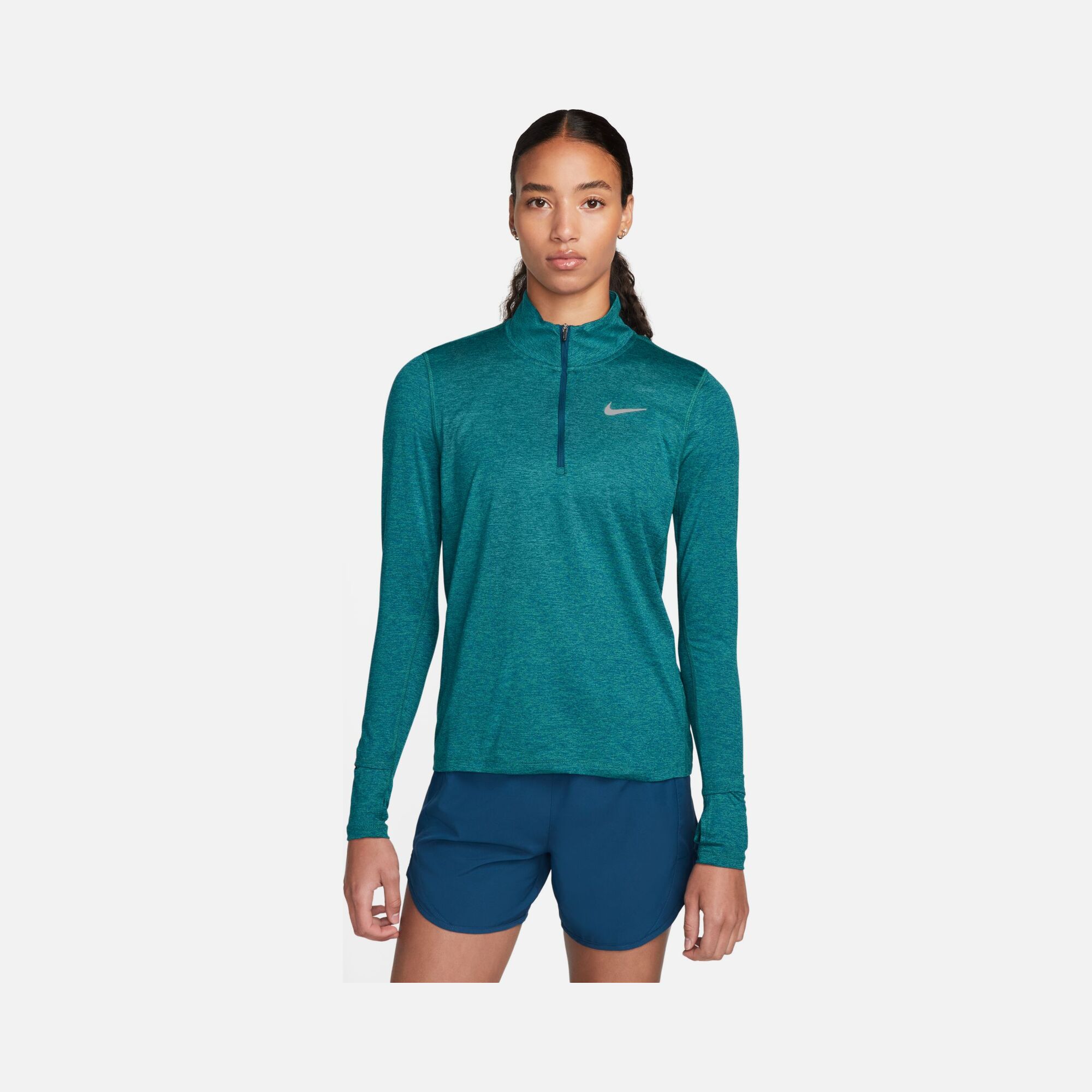 Nike Element 1/2-Zip Running Long-Sleeve Kadın Tişört