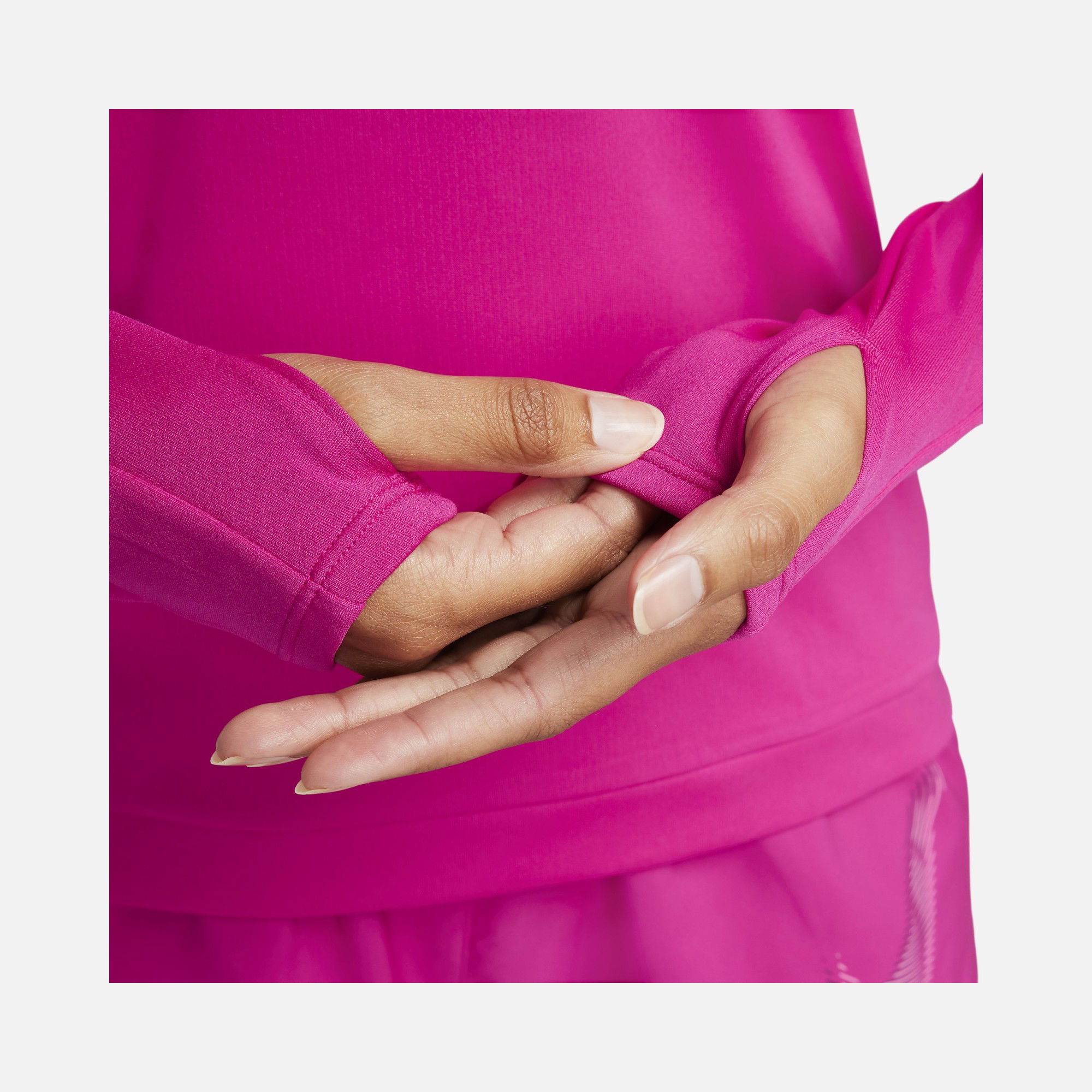 Nike Dri-Fit Swoosh 1/4-Zip Pacer Running Long-Sleeve Kadın Tişört