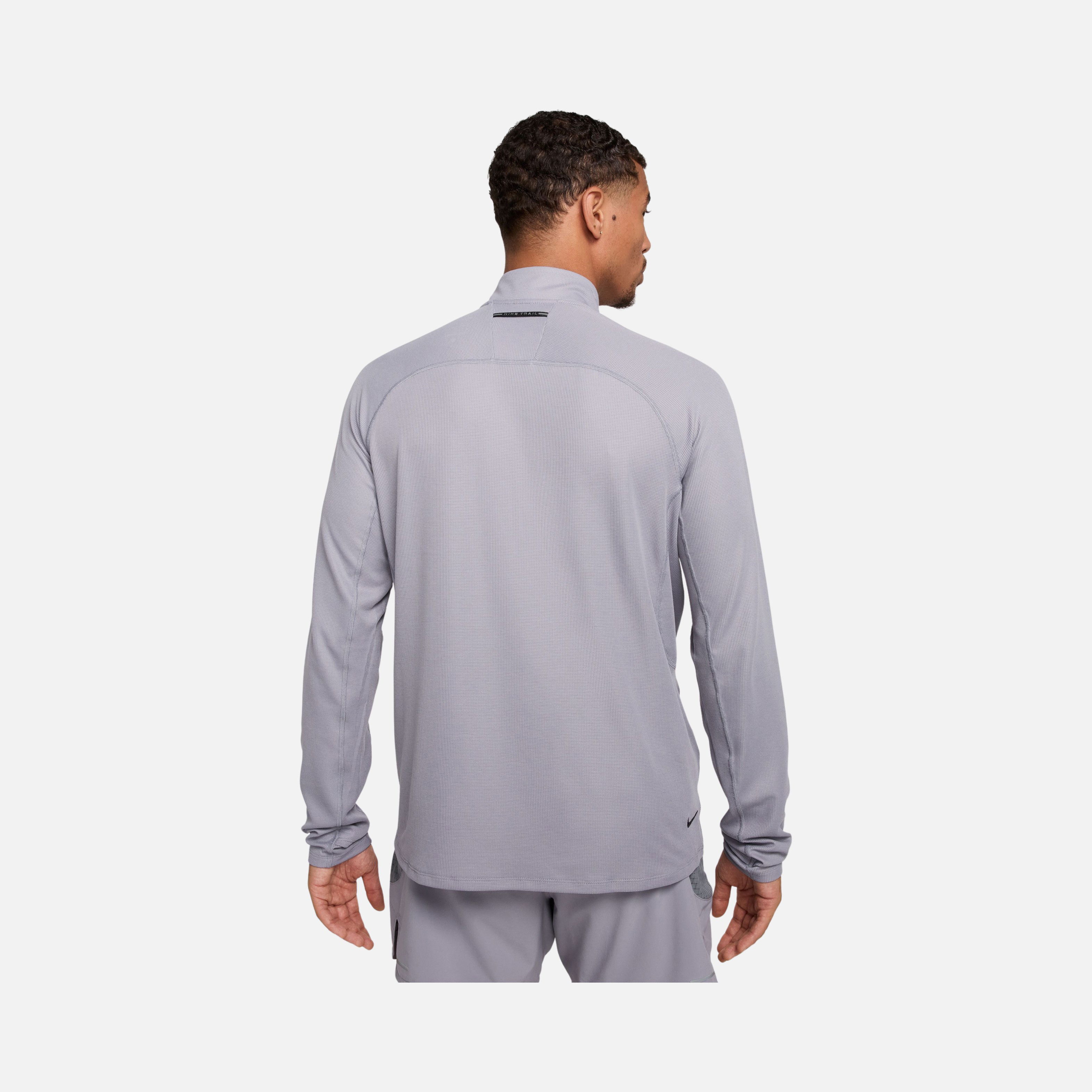 Nike Dri-Fit Mid-Layer Trail Running 1/2-Zip Long-Sleeve Erkek Tişört