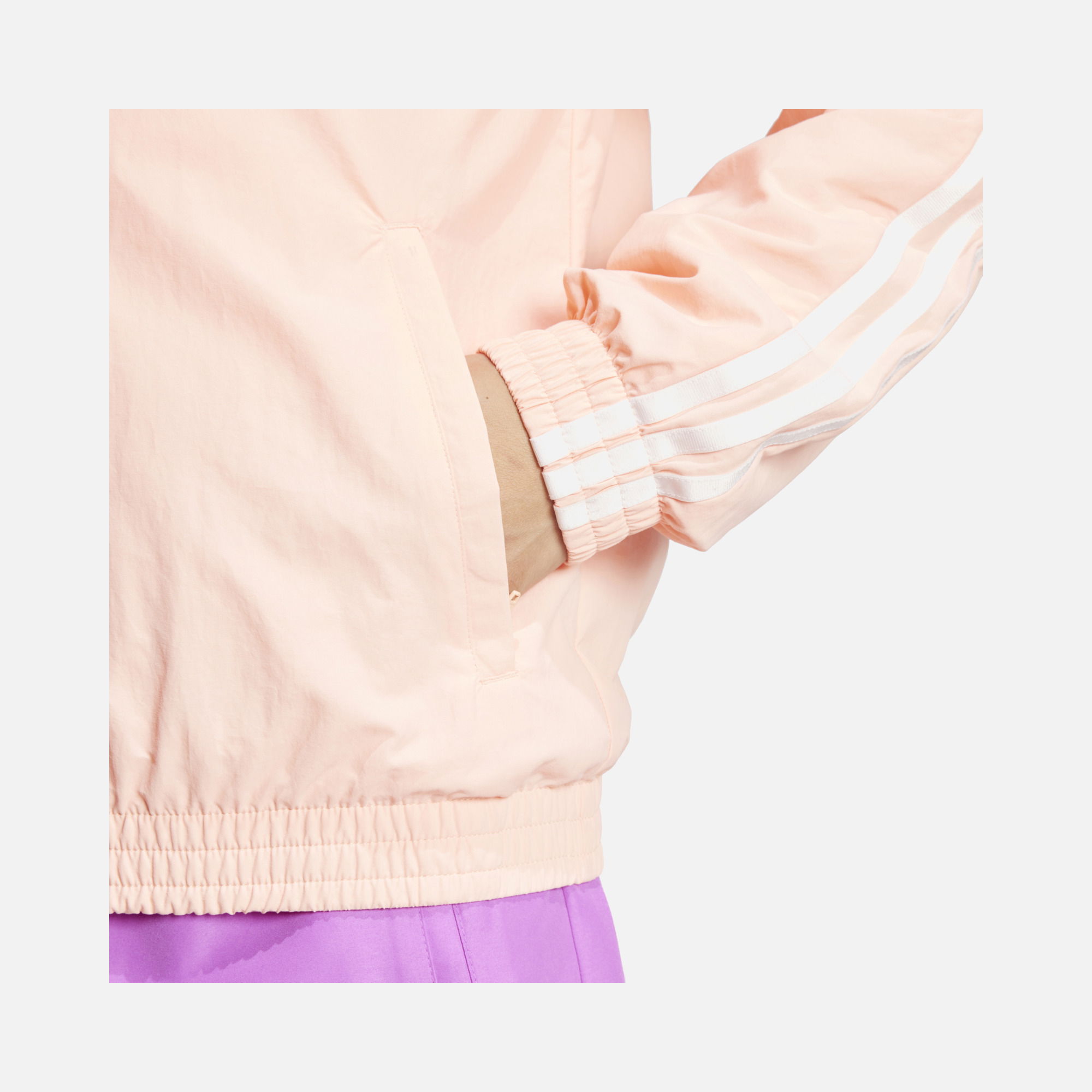 adidas Originals 3-Stripes Woven Fabric Full-Zip Kadın