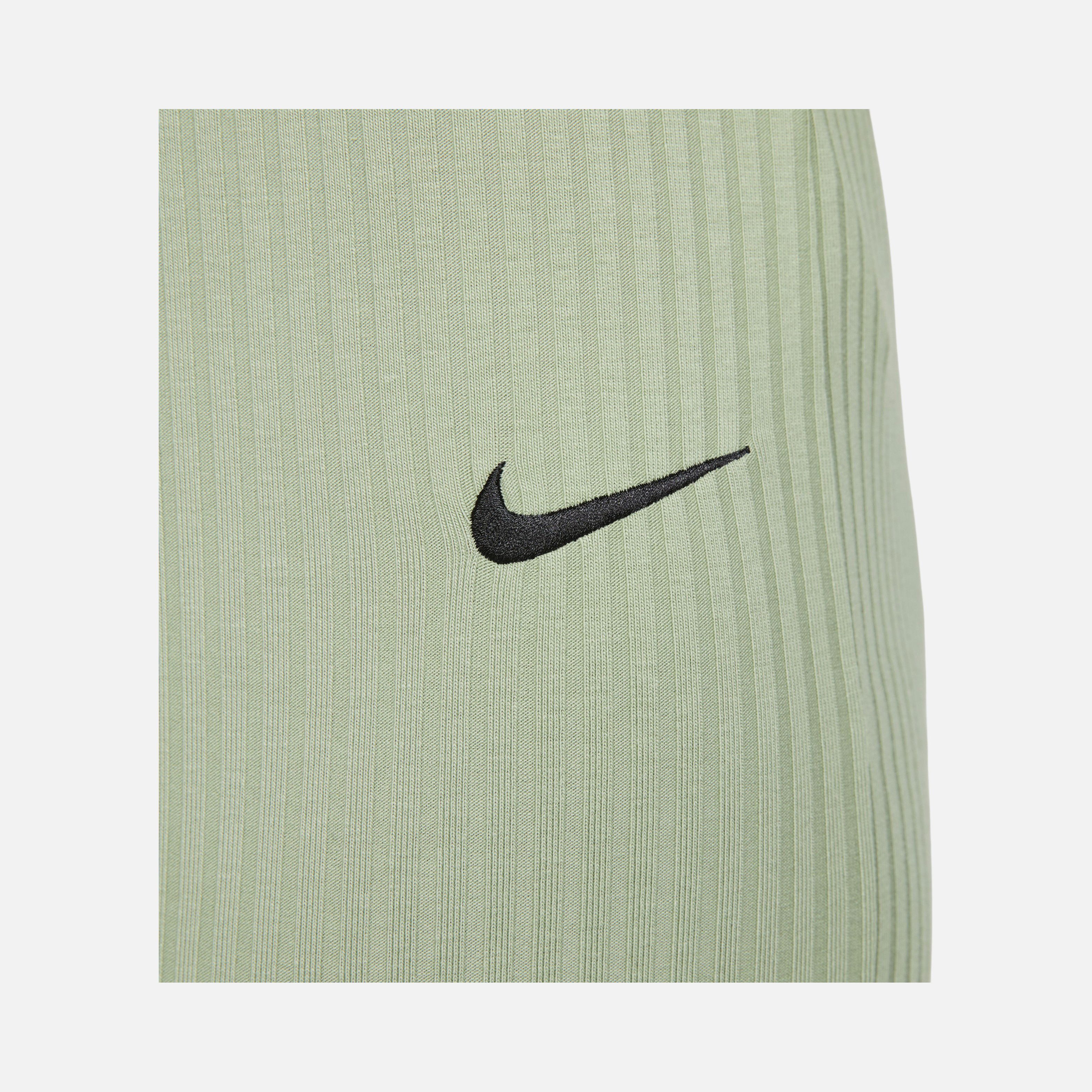 Nike Sportswear High-Waisted Wide Leg Ribbed Kadın Eşofman Altı