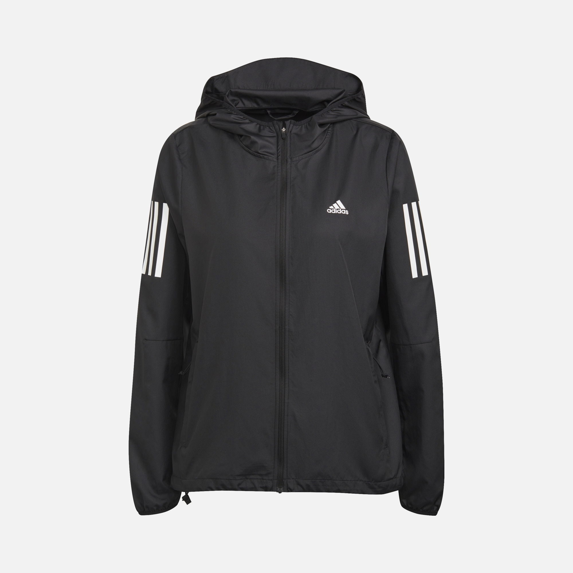 adidas Own the Run 3-Stripes Hooded Running Windbreaker Kadın Ceket