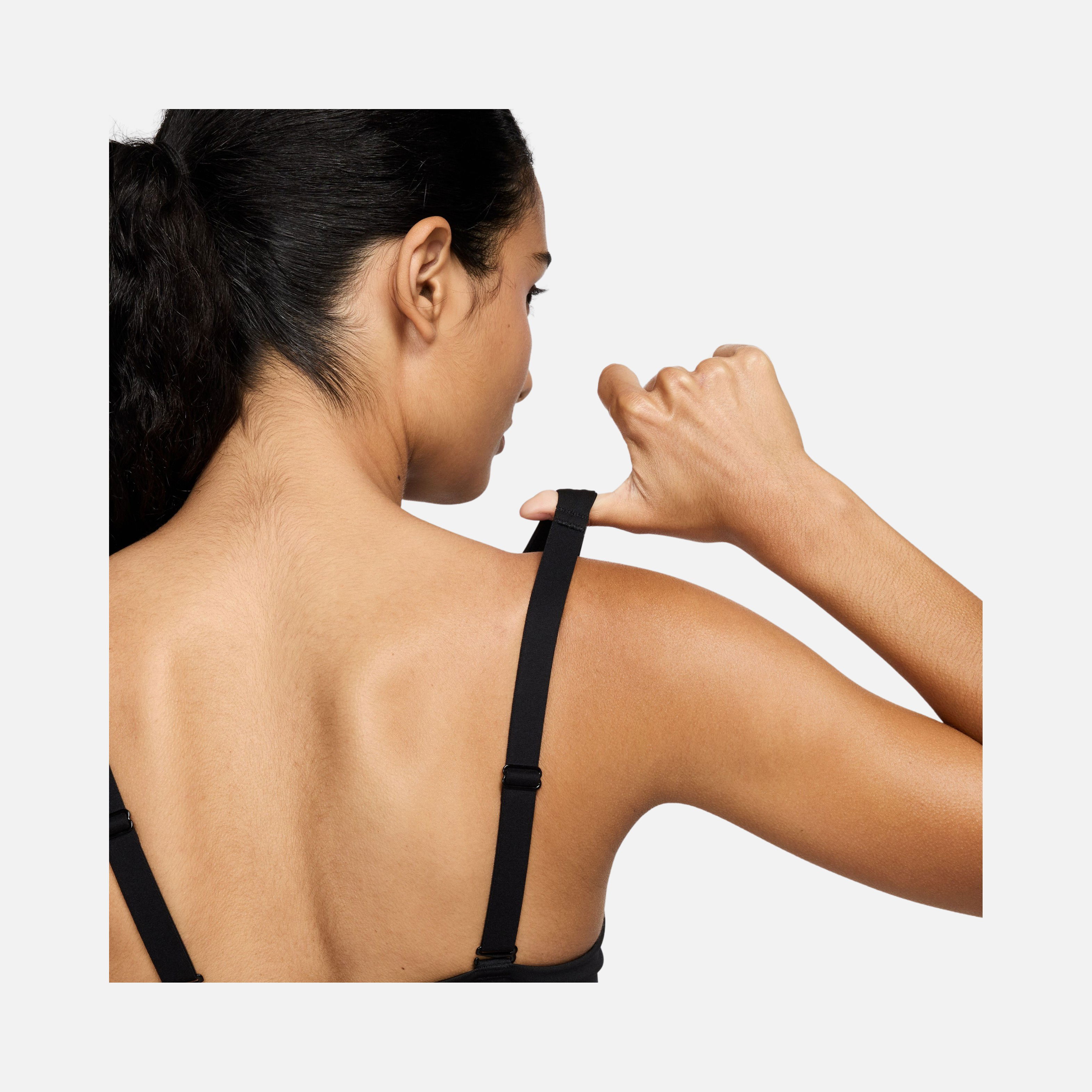 Nike Pro Indy Plunge Medium-Support Padded Training Kadın Bra