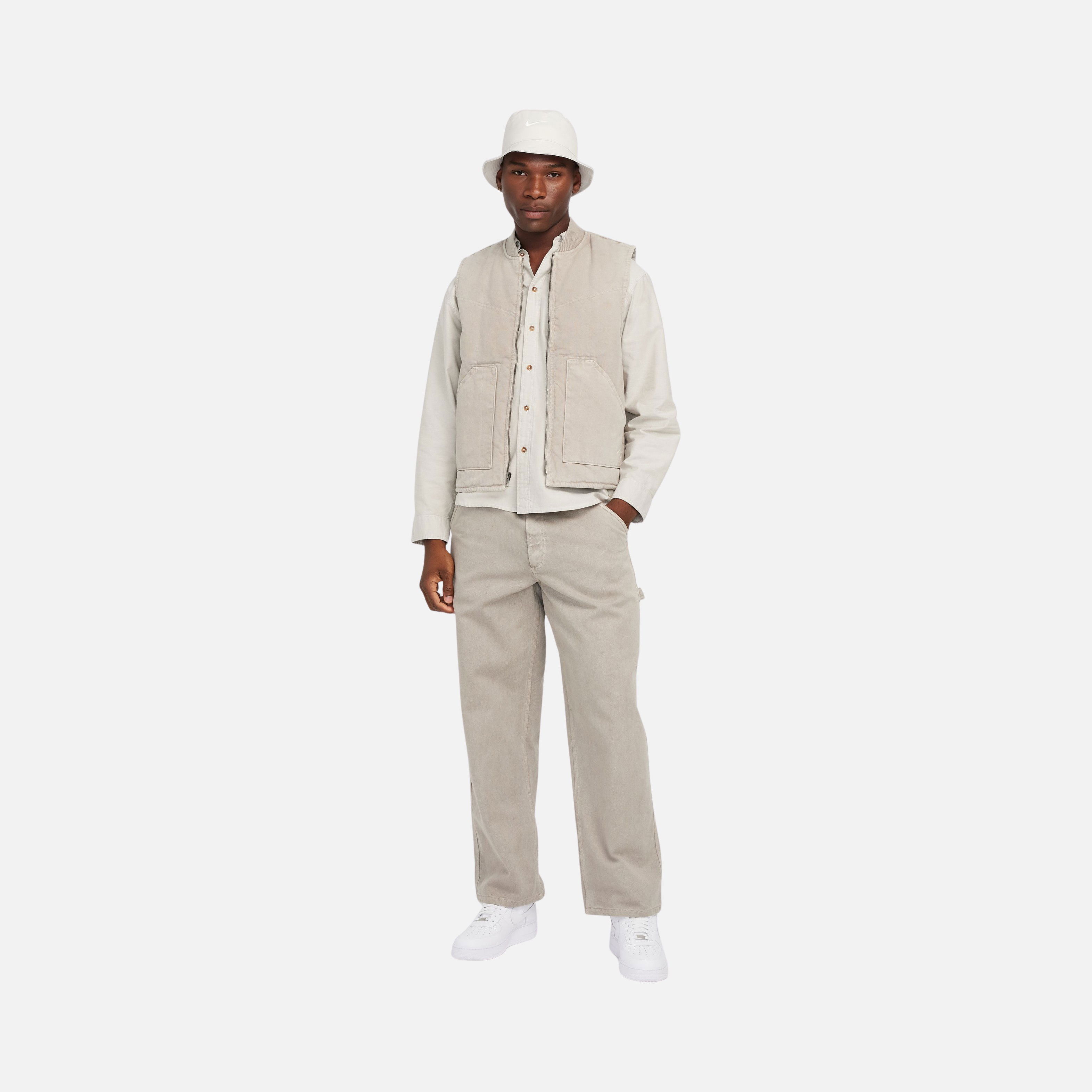 Nike Sportswear Padded Work Canvas Fabric Lightly Padded & Lined Full-Zip Erkek Yelek
