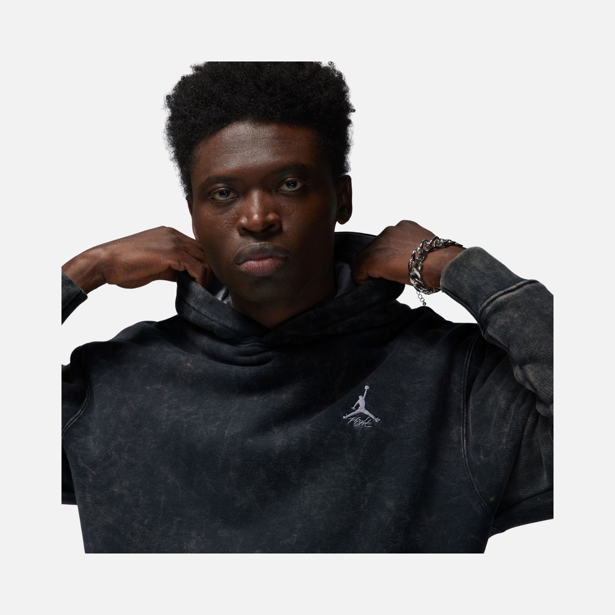 Nike Jordan Brand Flight Heritage Fleece Pullover Washed Hoodie Erkek Sweatshirt