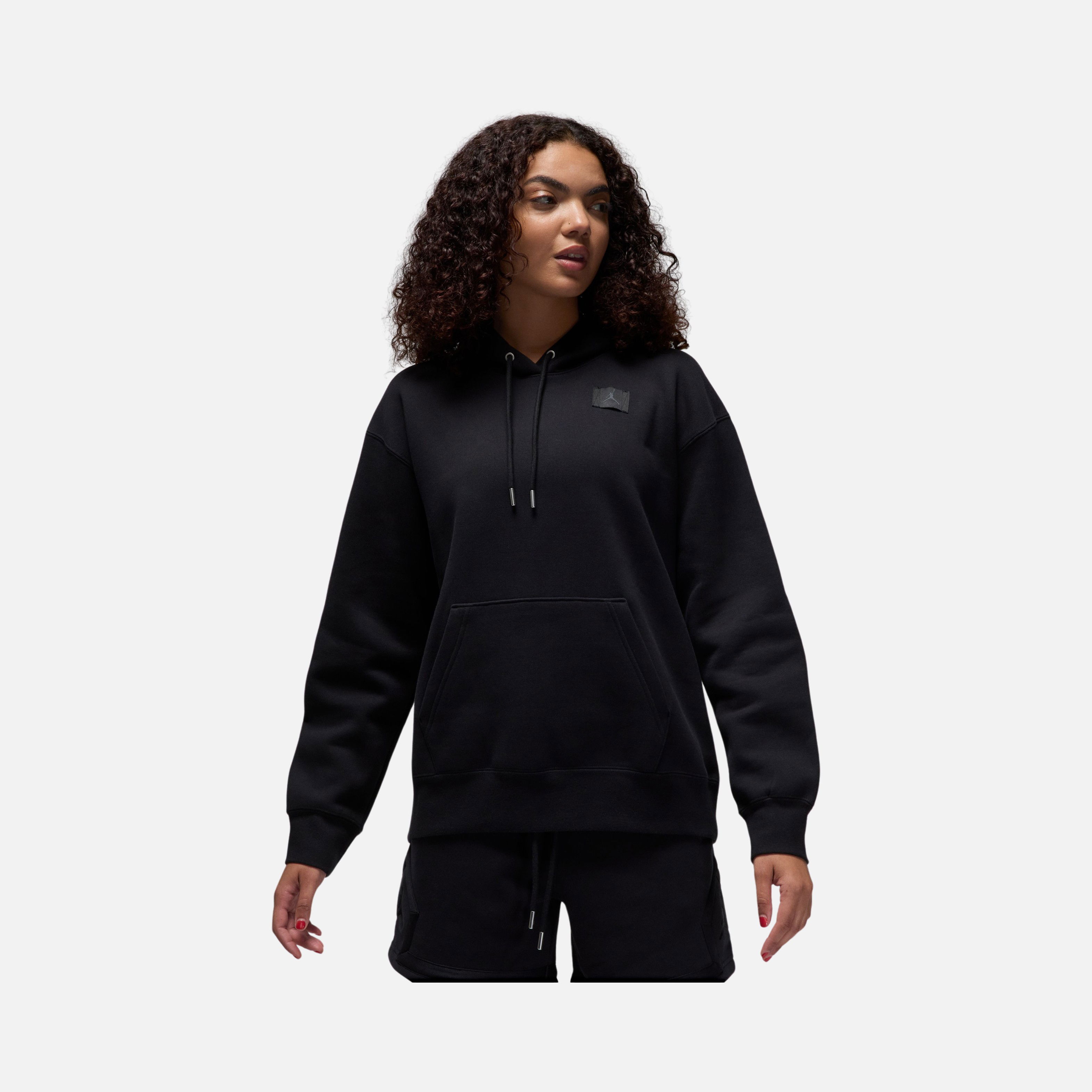 Nike Jordan Flight Fleece Satin Lined Pullover Hoodie Kadın Sweatshirt