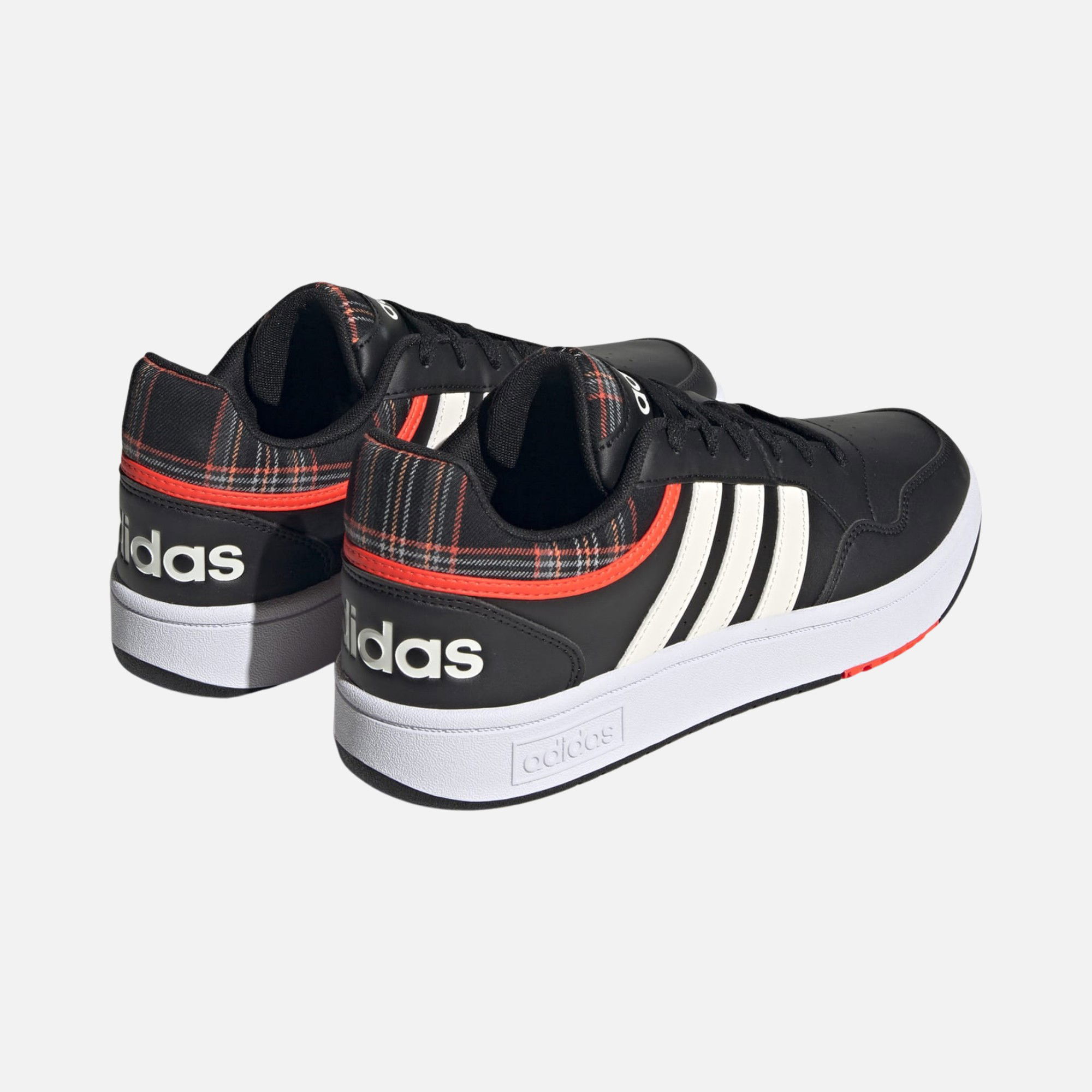 adidas Hoops 3.0 Lifestyle Basketball Low Classic Vintage ''Plaid Detail'' Erkek Spor Ayakkabı