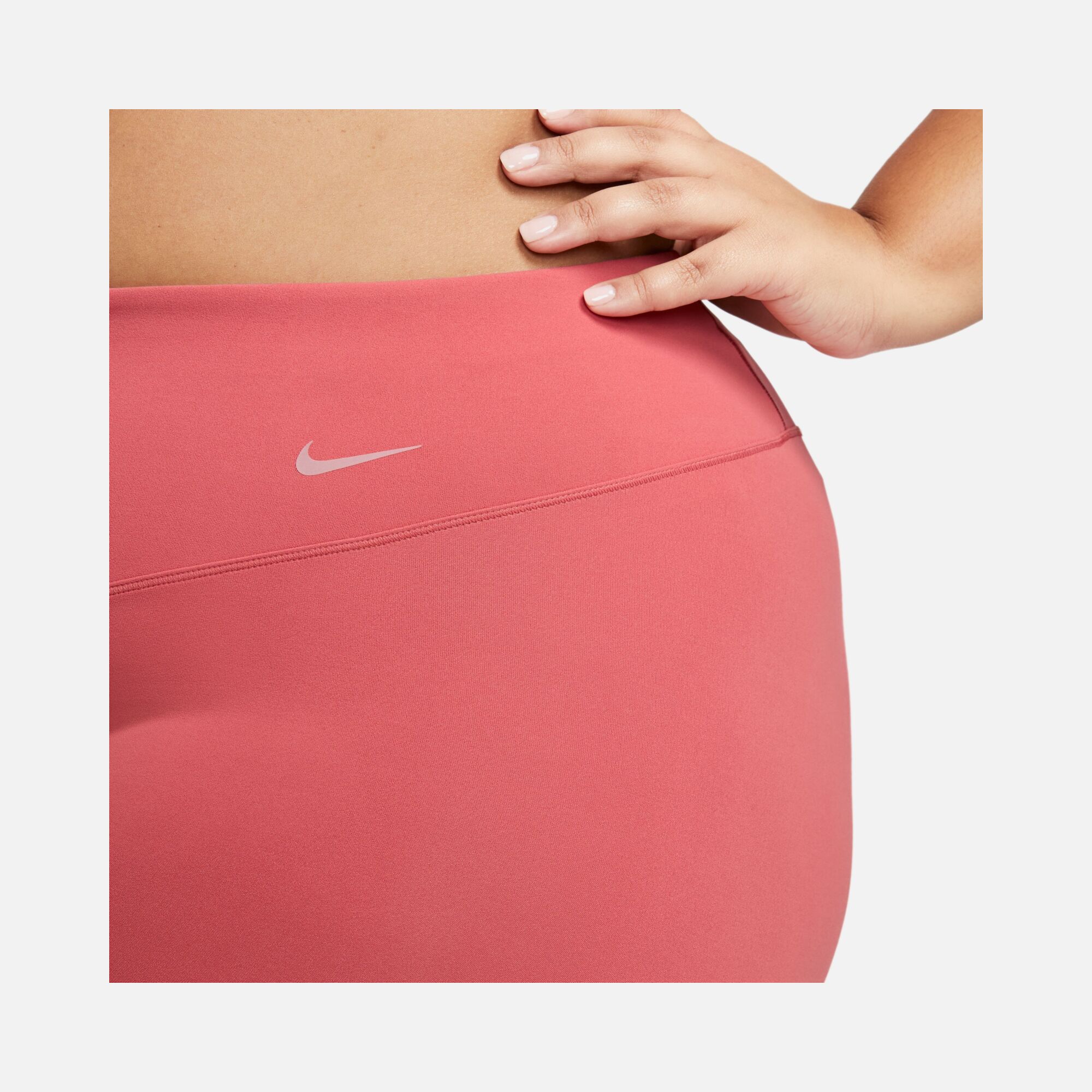 Nike Zenvy Gentle-Support High-Waisted 7/8 (Plus Size) Kadın Tayt