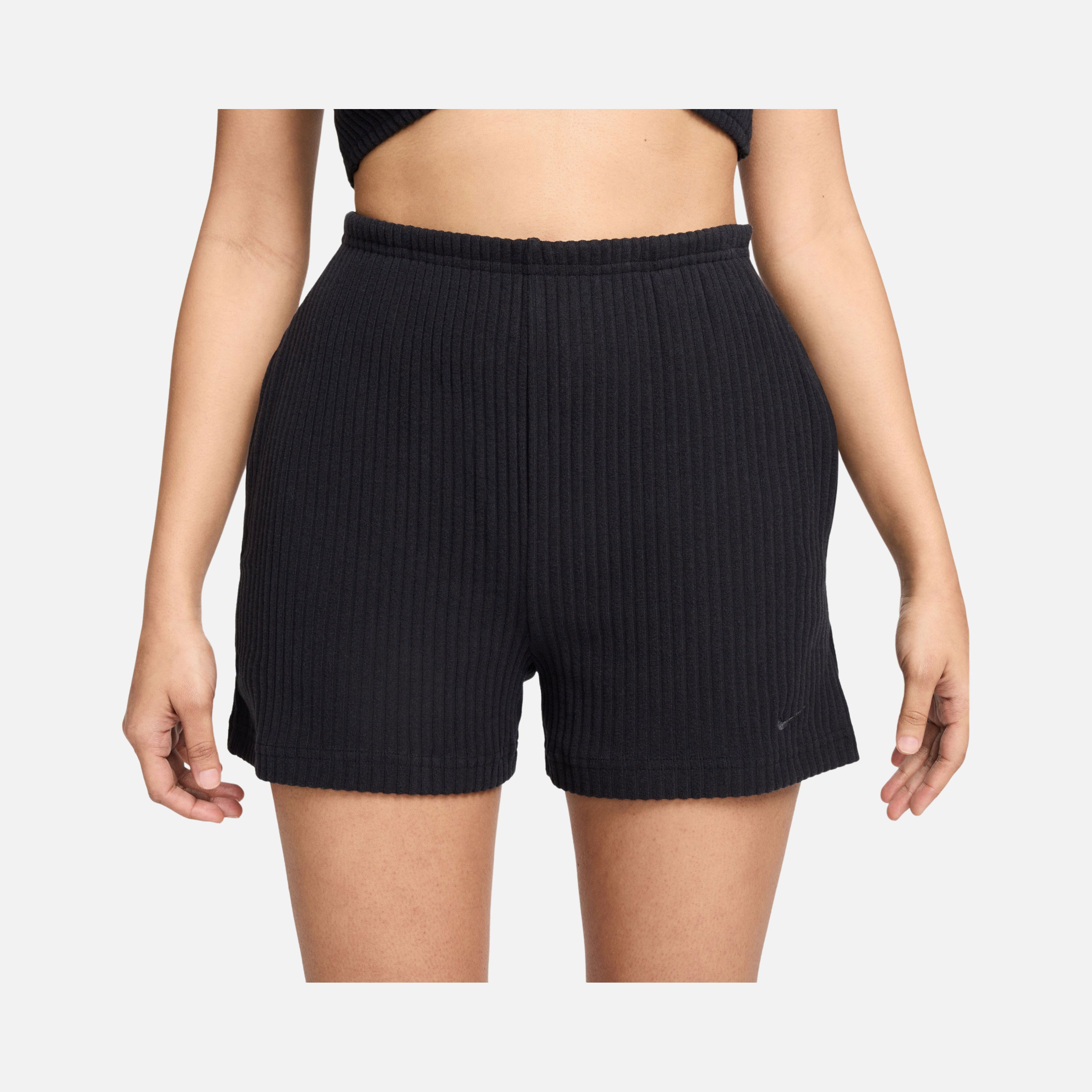 Nike Sportswear Chill Knit High-Waisted Slim 8cm (approx.) Ribbed Kadın Şort