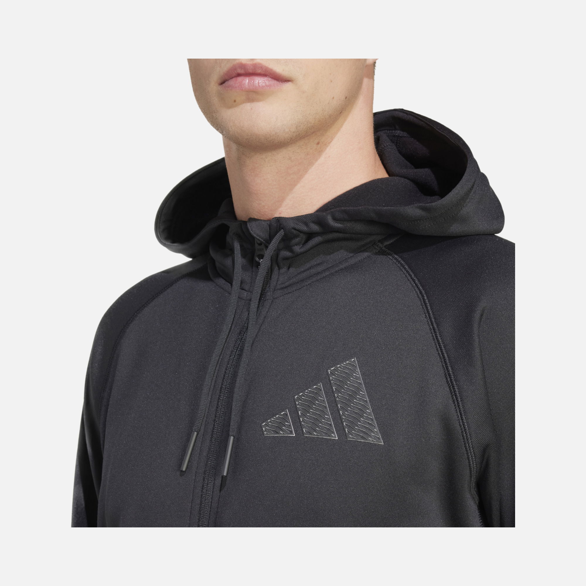 adidas AEROREADY Game & Go Versatile Full-Zip Hoodie Erkek Sweatshirt