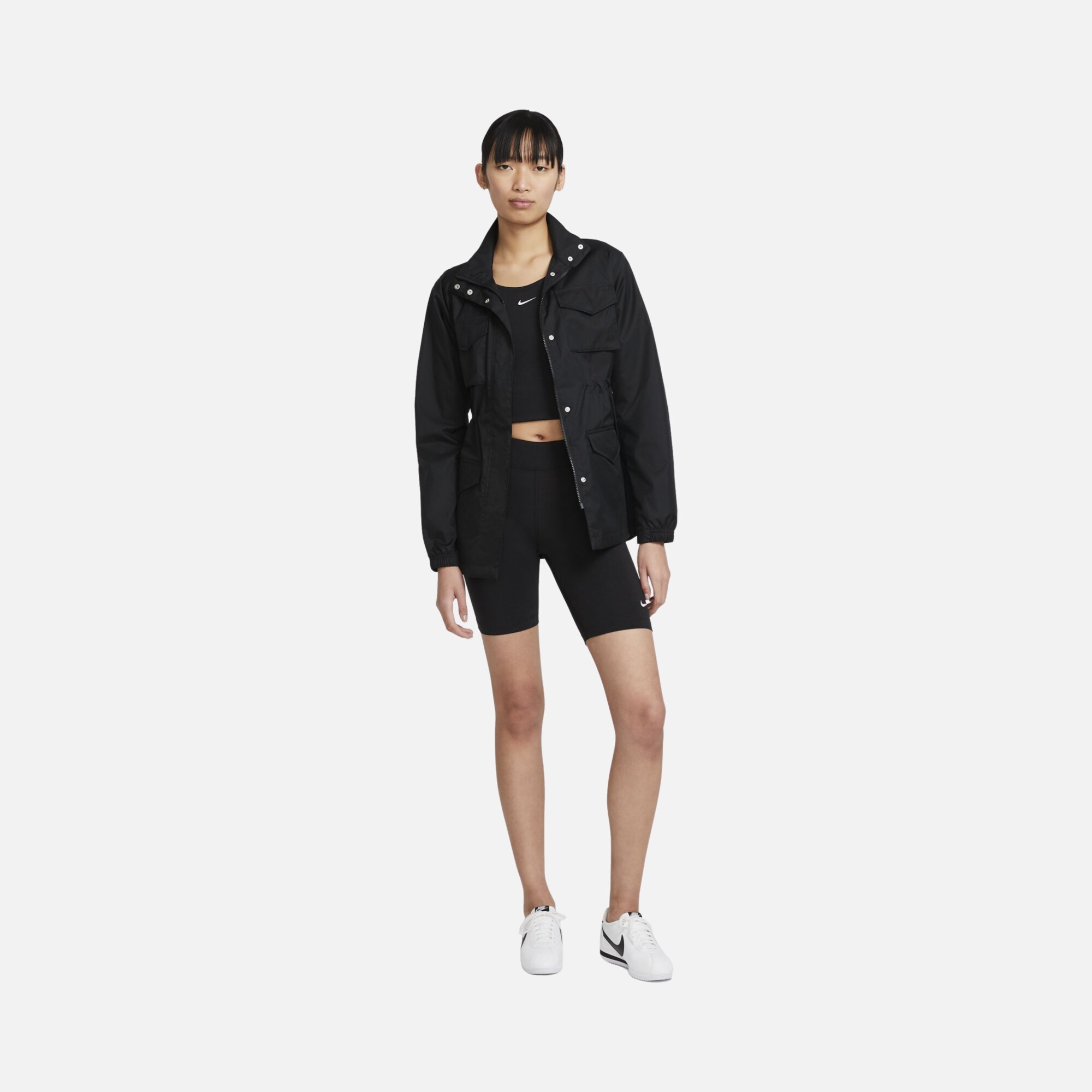 Nike Sportswear Essential Mid-Rise Bike (Plus Size) Kadın Şort