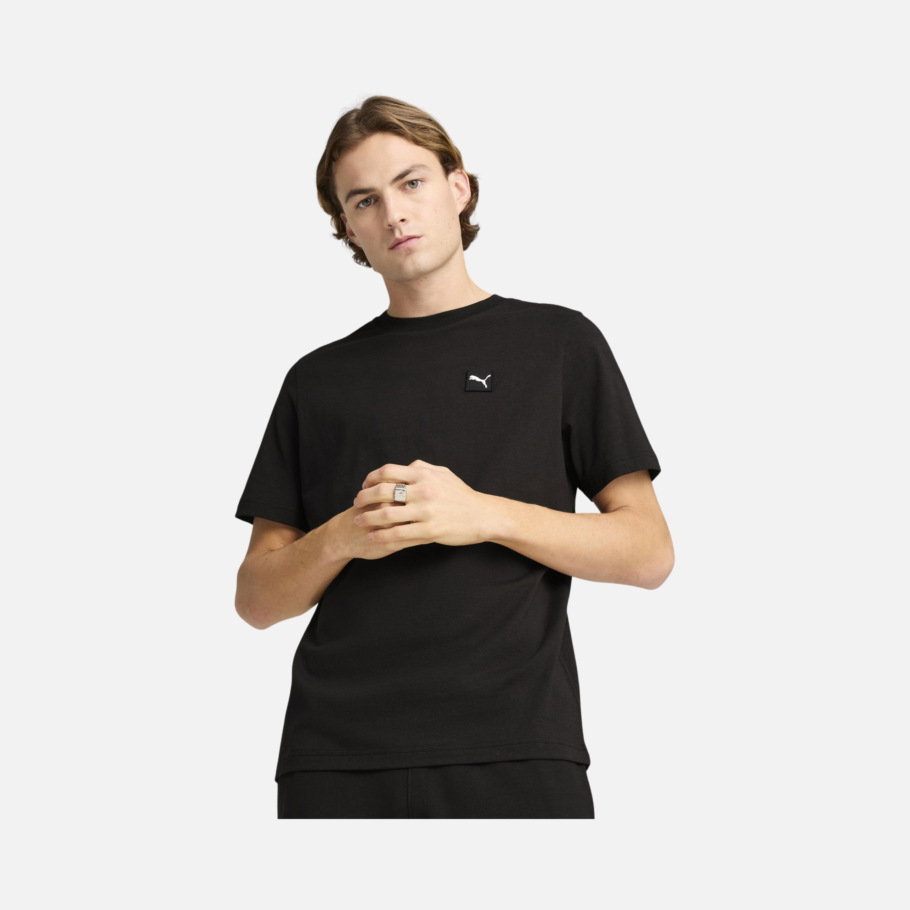 Puma Sportswear Essentials Elevated Regular-Fit Short-Sleeve Erkek Tişört