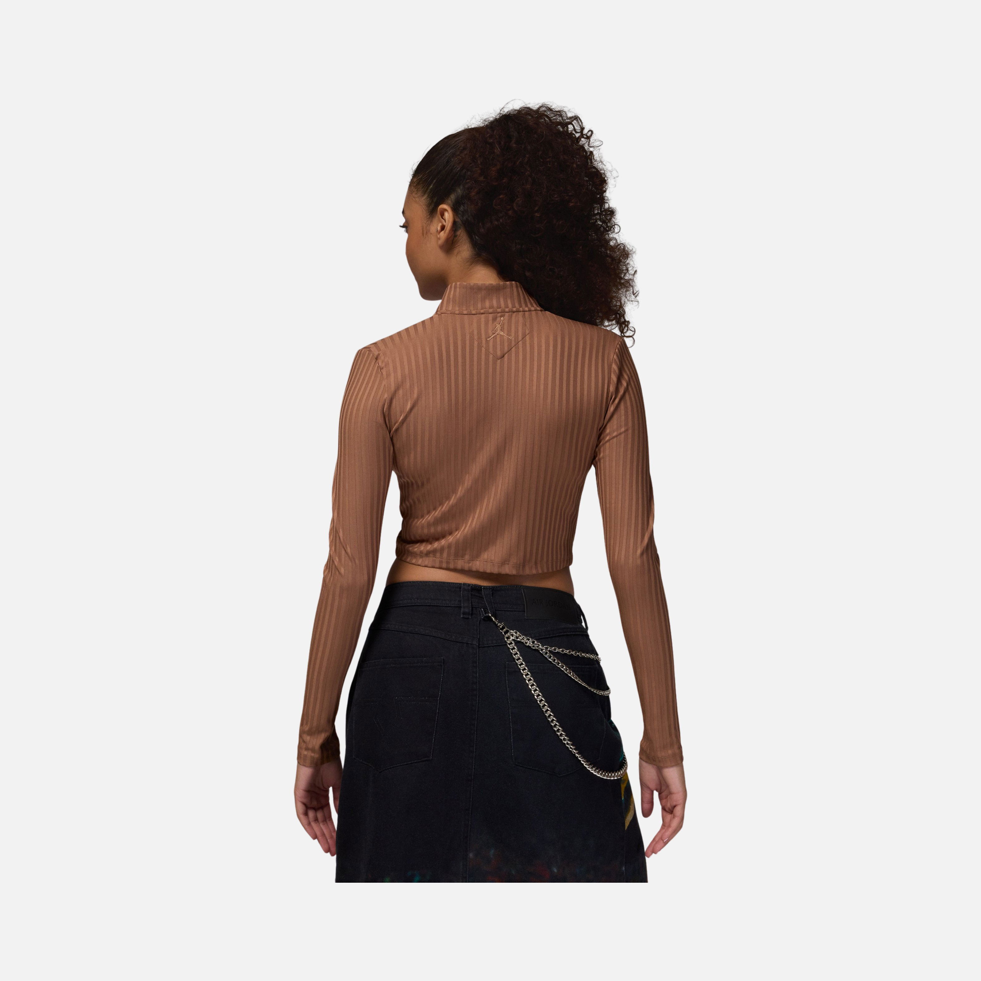 Nike Jordan Cropped Full Two-Way Zipper Long-Sleeve Kadın Ceket