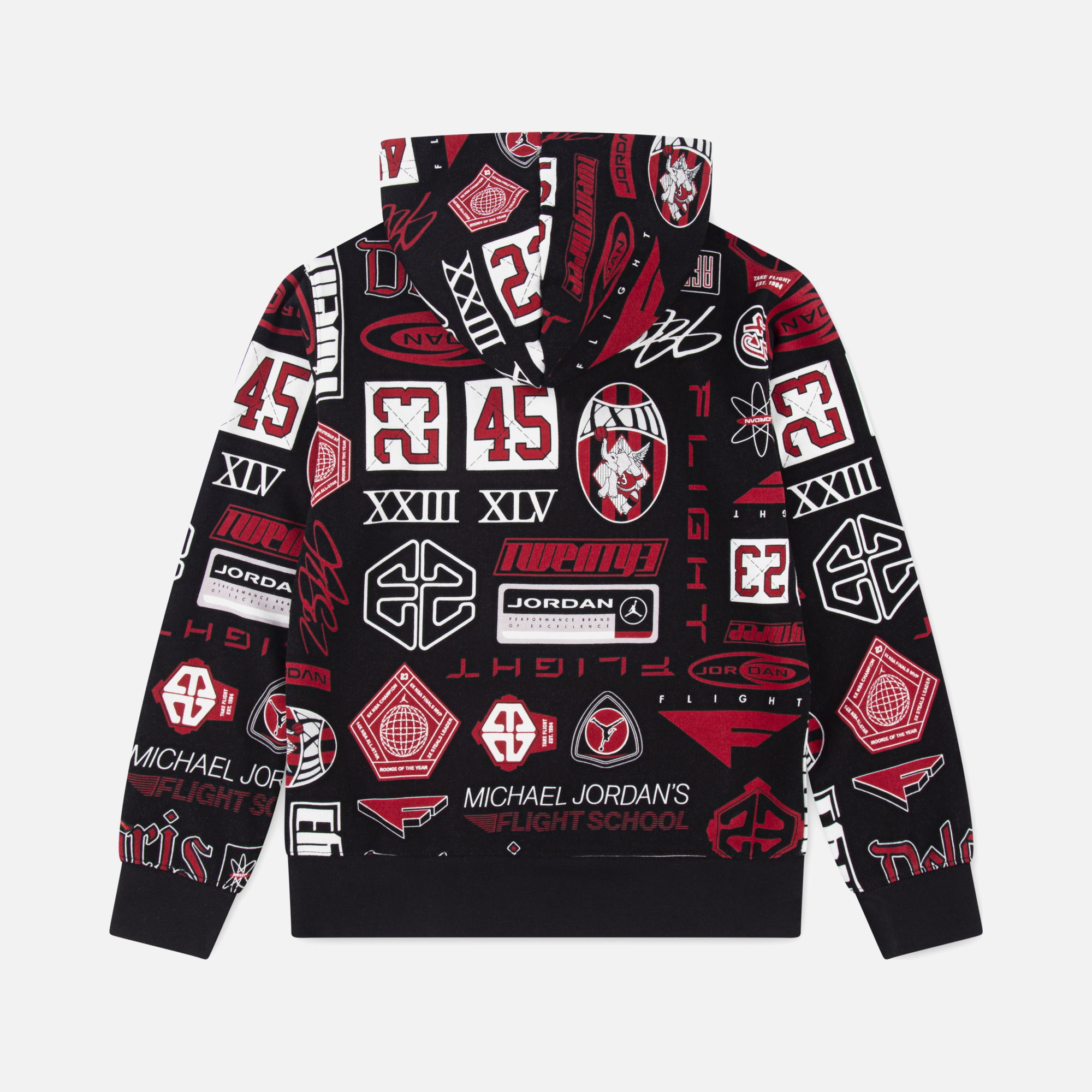 Nike Jordan Essentials All Over Printed Pullover Hooded Çocuk Sweatshirt