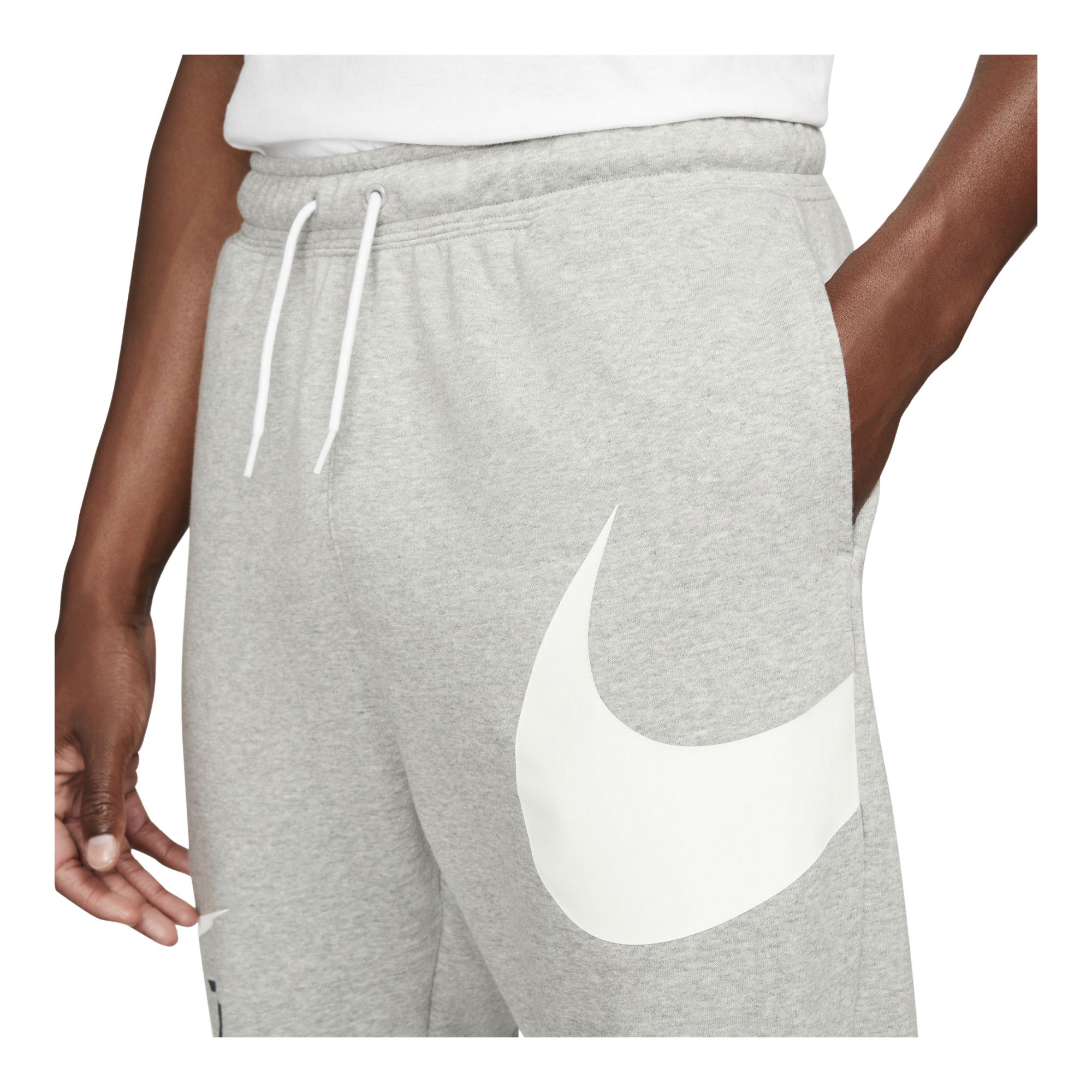 Nike Sportswear Swoosh Semi-Brushed-Back Erkek Eşofman Altı
