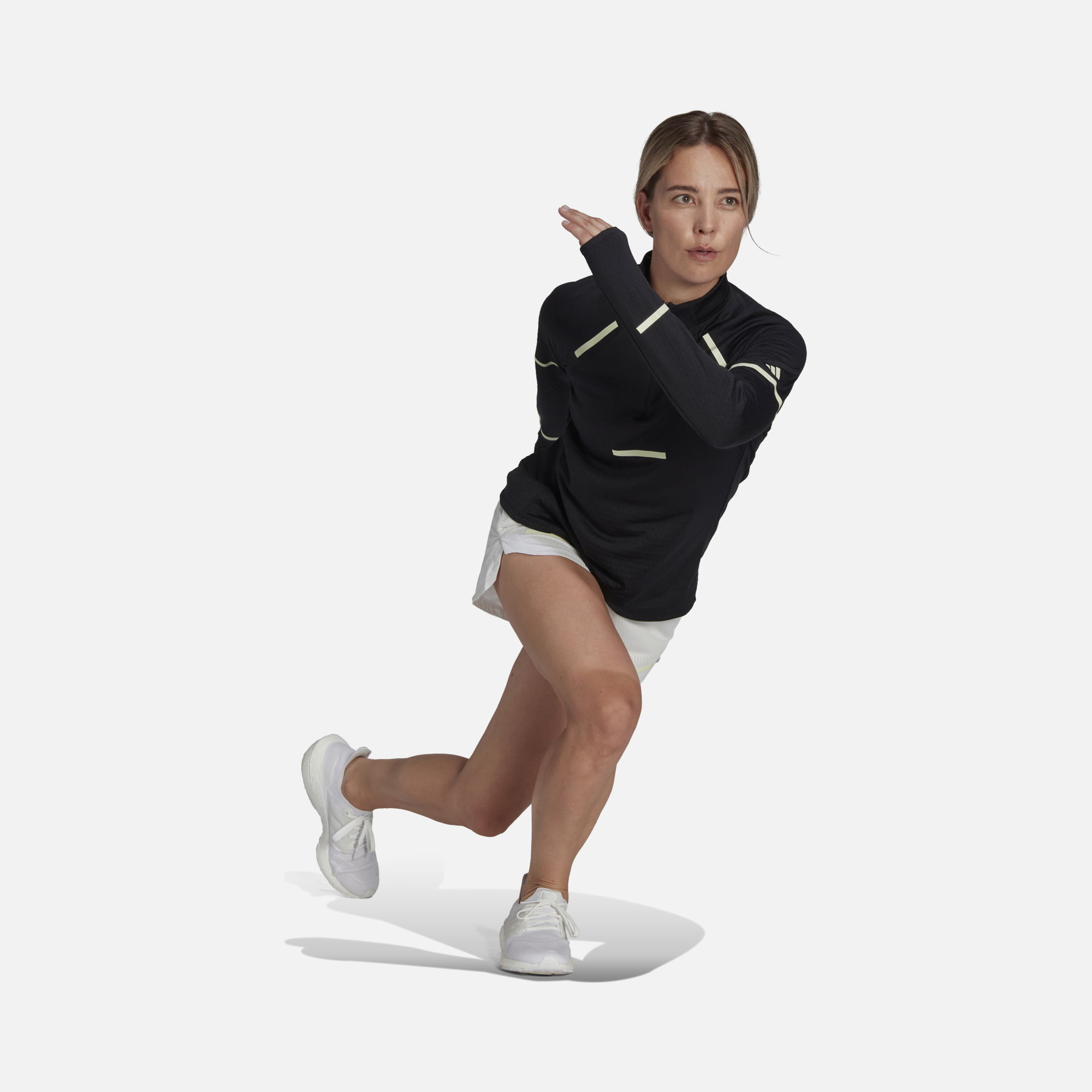 adidas X-City 1/2 Reflect At Night Running Long-Sleeve Kadın Sweatshırt