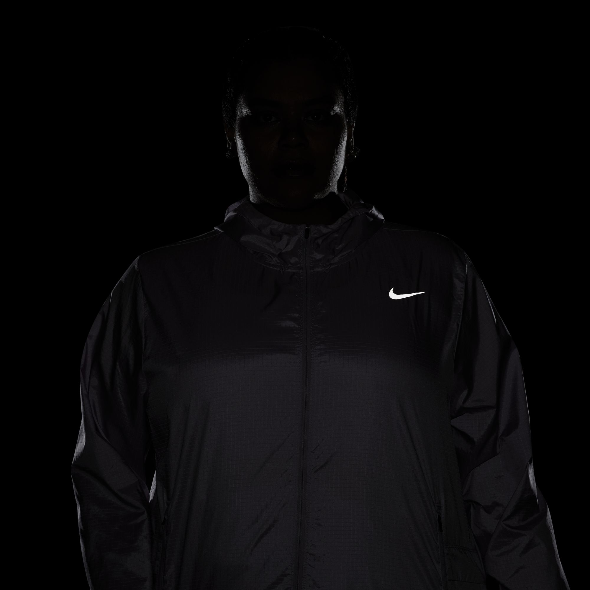Nike Essential Running Full-Zip Hoodie (Plus Size) Kadın Ceket