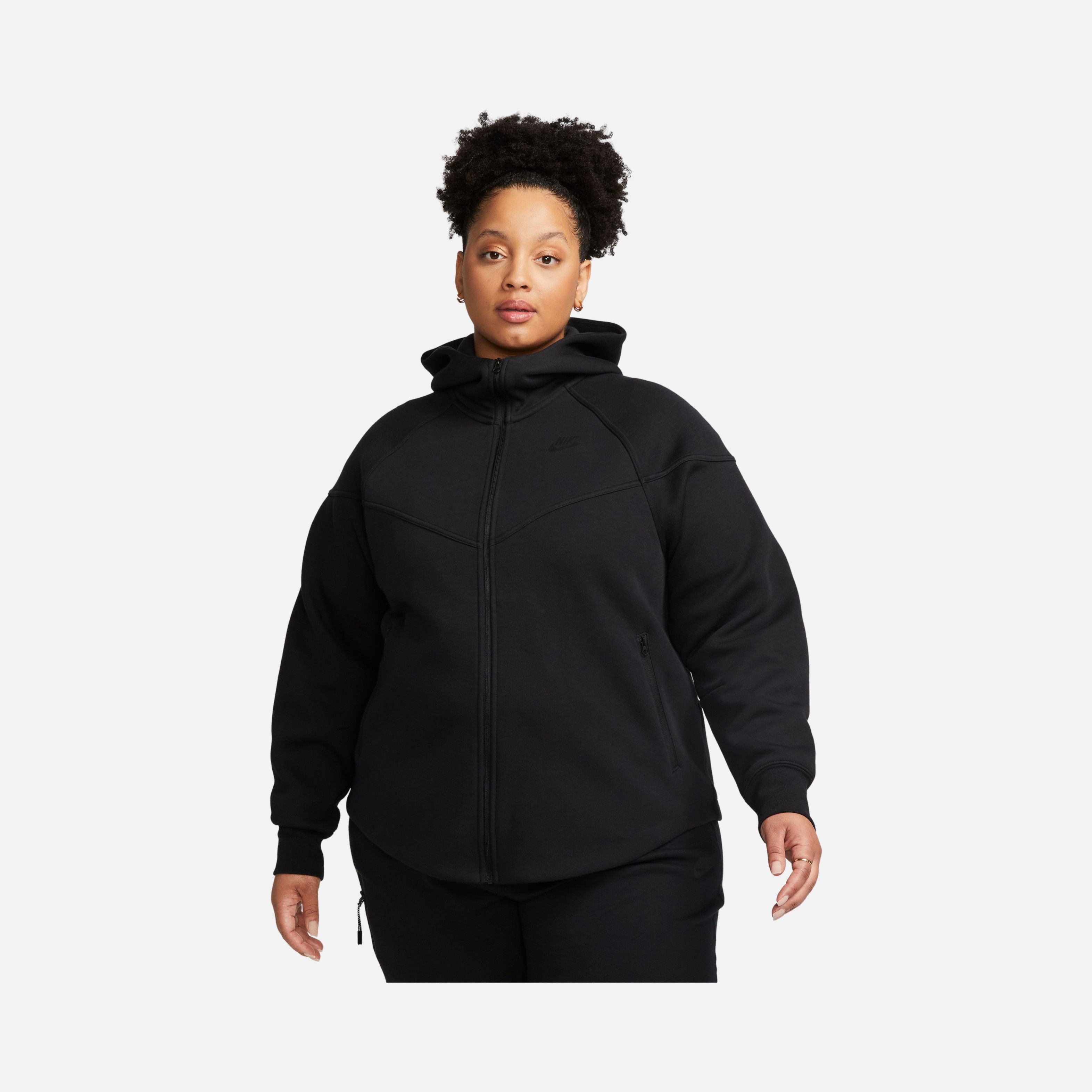 Nike Sportswear Tech Fleece Windrunner SS24 Full-Zip Hoodie (Plus Size) Kadın Sweatshirt