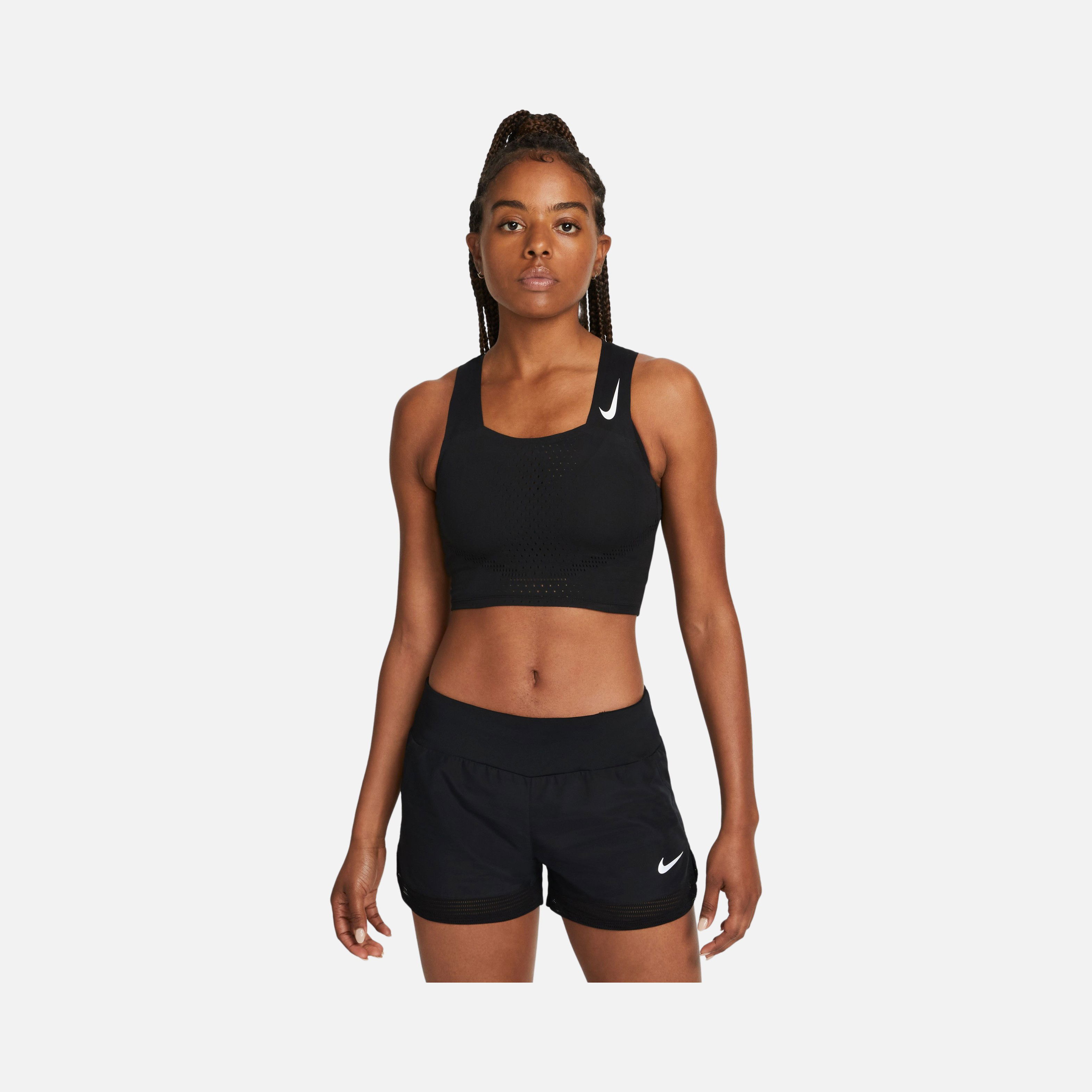 Nike Dri-Fit ADV AeroSwift Cropped Running Kadın Atlet