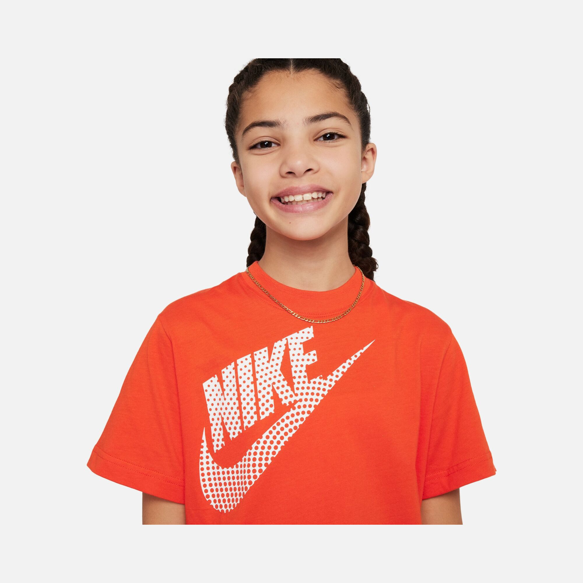 Nike Sportswear Essential Boxy Gel-Dance Short-Sleeve (Girls') Çocuk Tişört