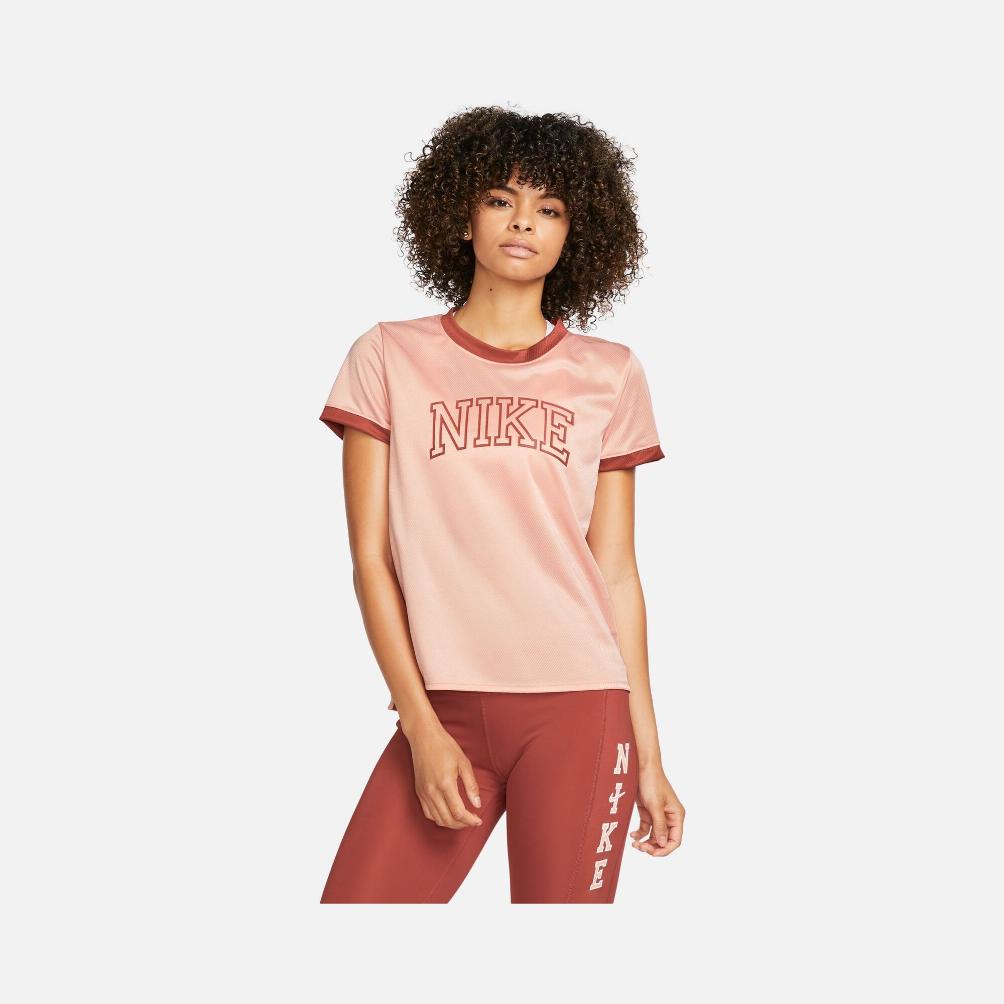 Nike Dri-Fit Swoosh Graphic Running Short-Sleeve Kadın Tişört