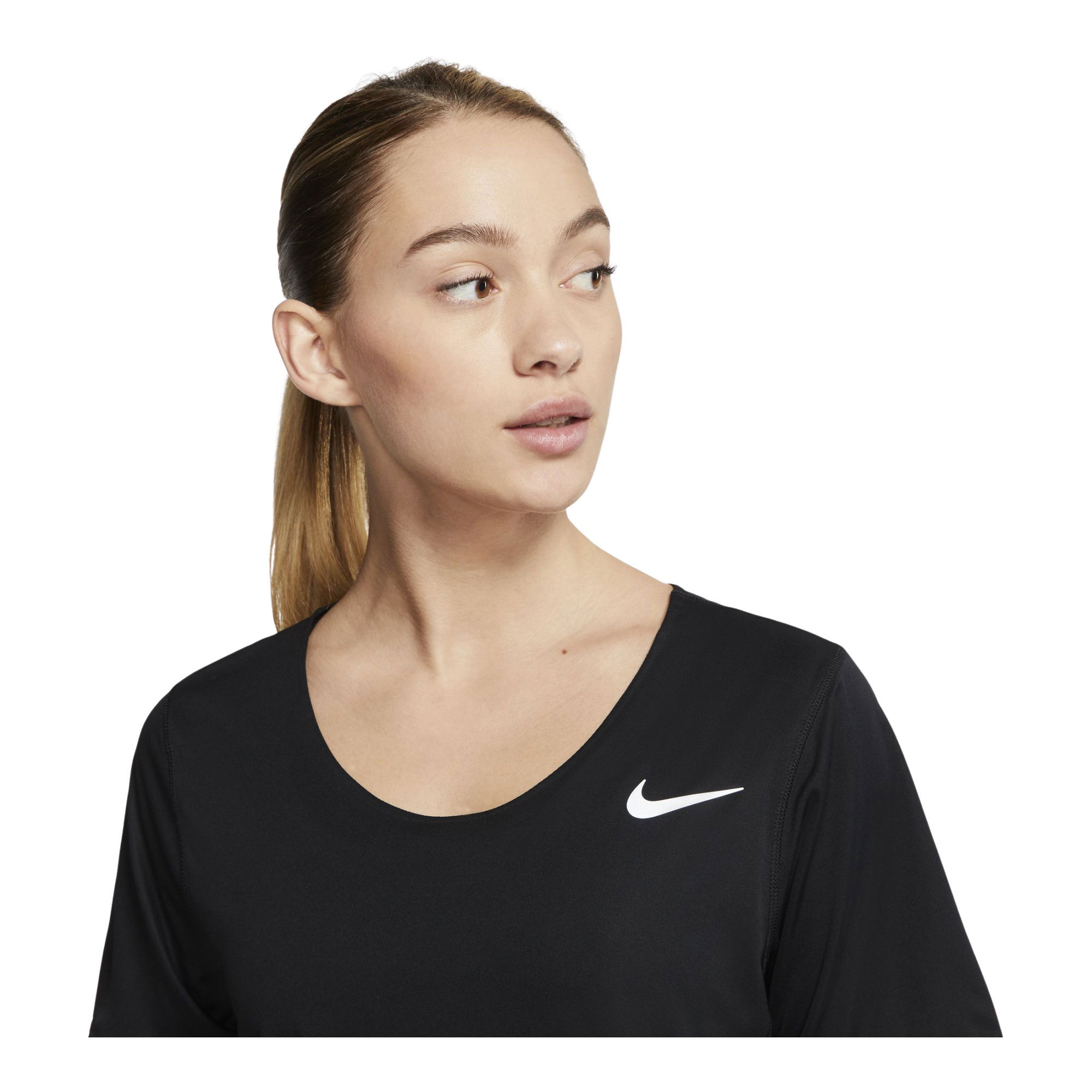 Nike City Sleek Short-Sleeve Running Top Kadın Tişört