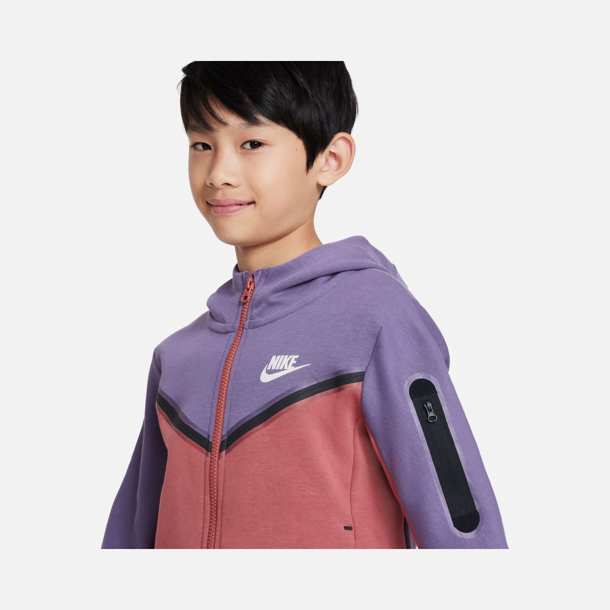 Nike Sportswear Tech Fleece Full-Zip Hoodie (Boys') Çocuk Sweatshirt