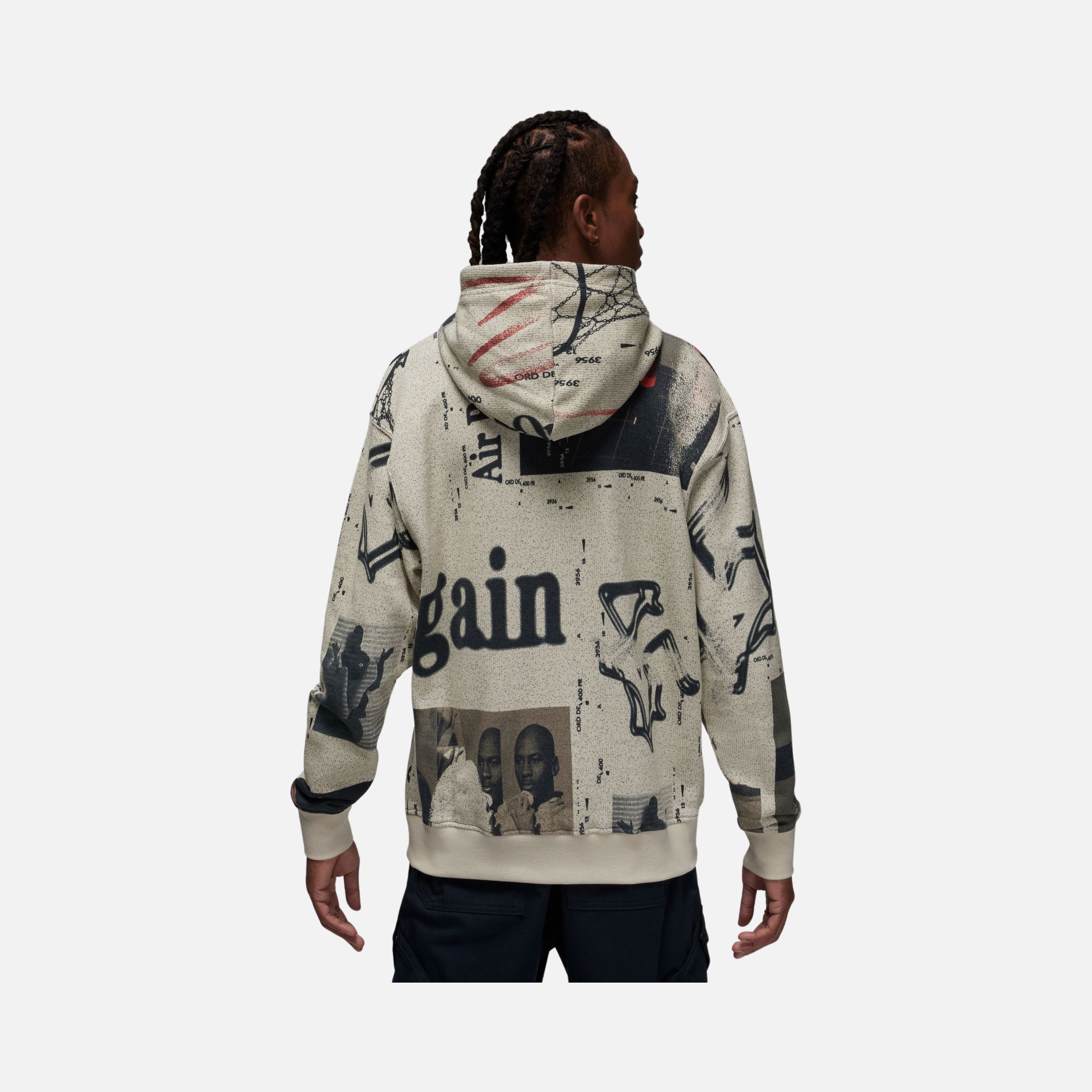 Nike Jordan Flight Heritage Knit Pullover Hoodie Erkek Sweatshirt