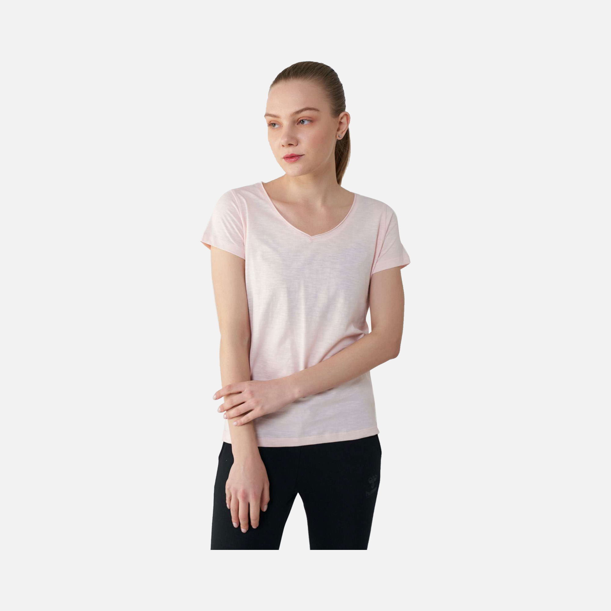 Hummel Sportswear Florella Narrow Fit Short-Sleeve Kadın Tişört