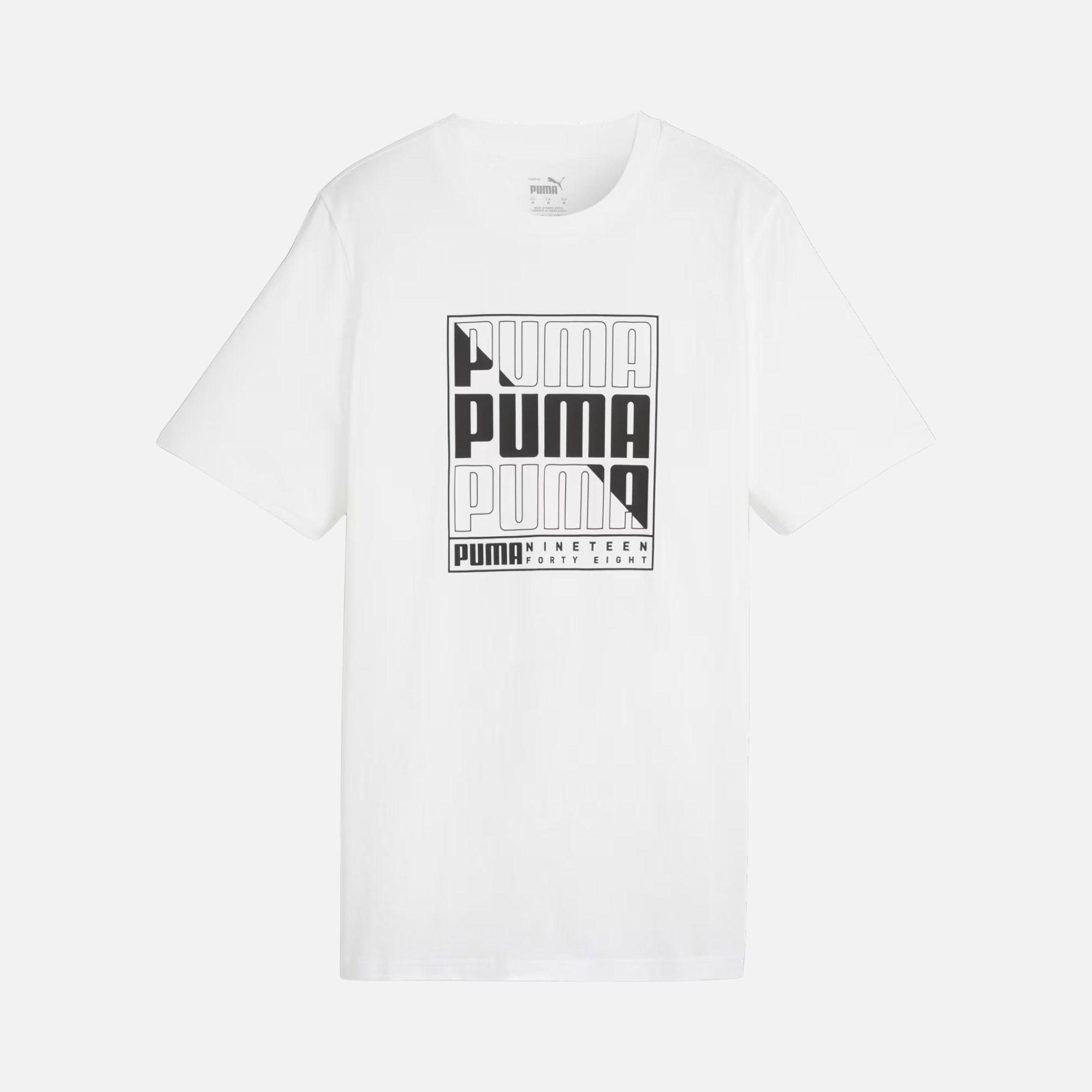 Puma Sportswear Box Graphic Short-Sleeve Erkek Tişört