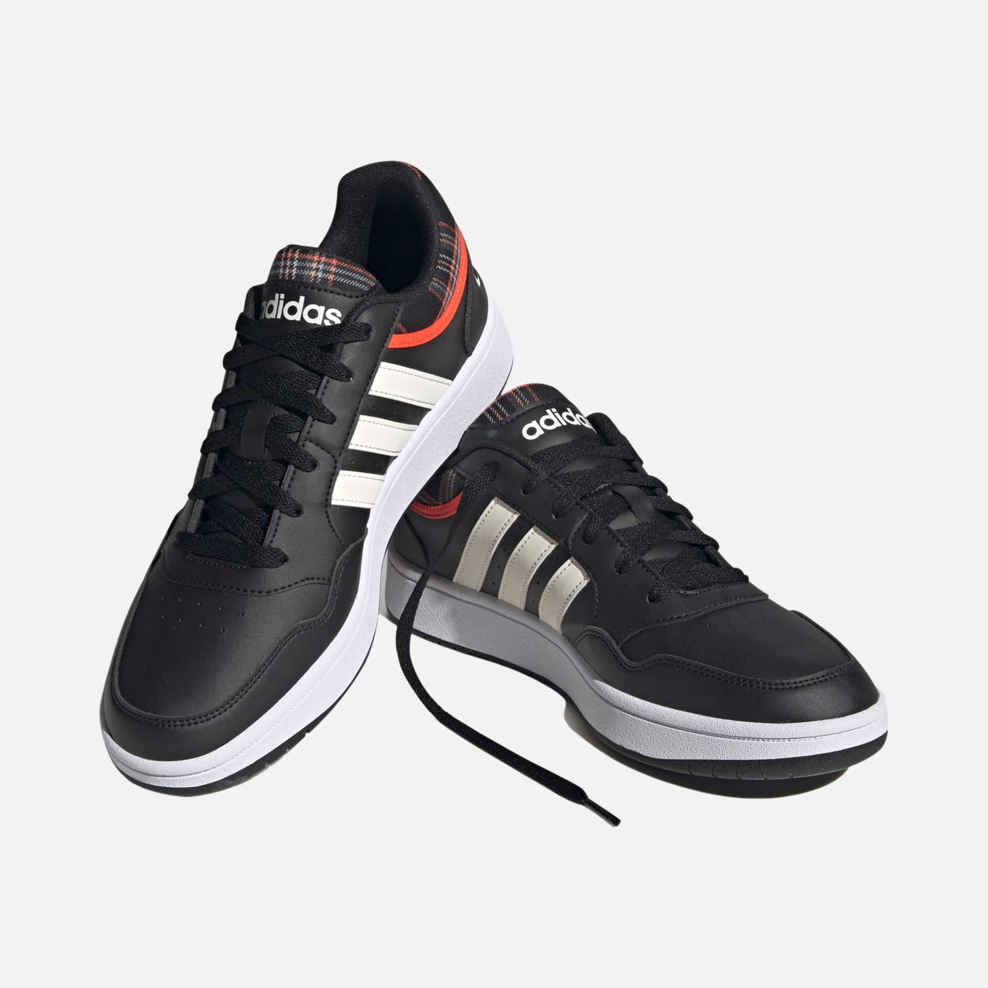 adidas Hoops 3.0 Lifestyle Basketball Low Classic Vintage ''Plaid Detail'' Erkek Spor Ayakkabı