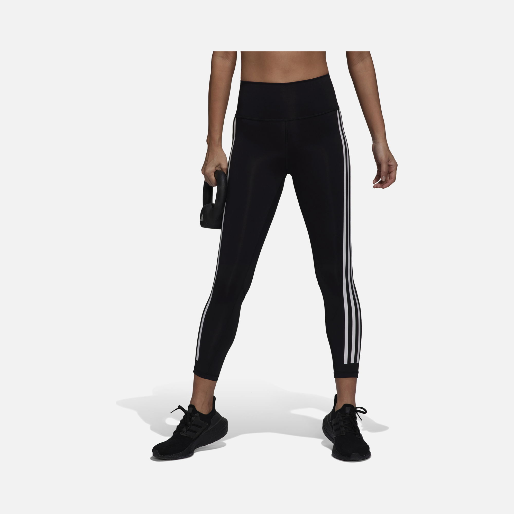 adidas Training Aeroready 3-Stripes Optime Trainicons 7/8 Leggings Kadın Tayt