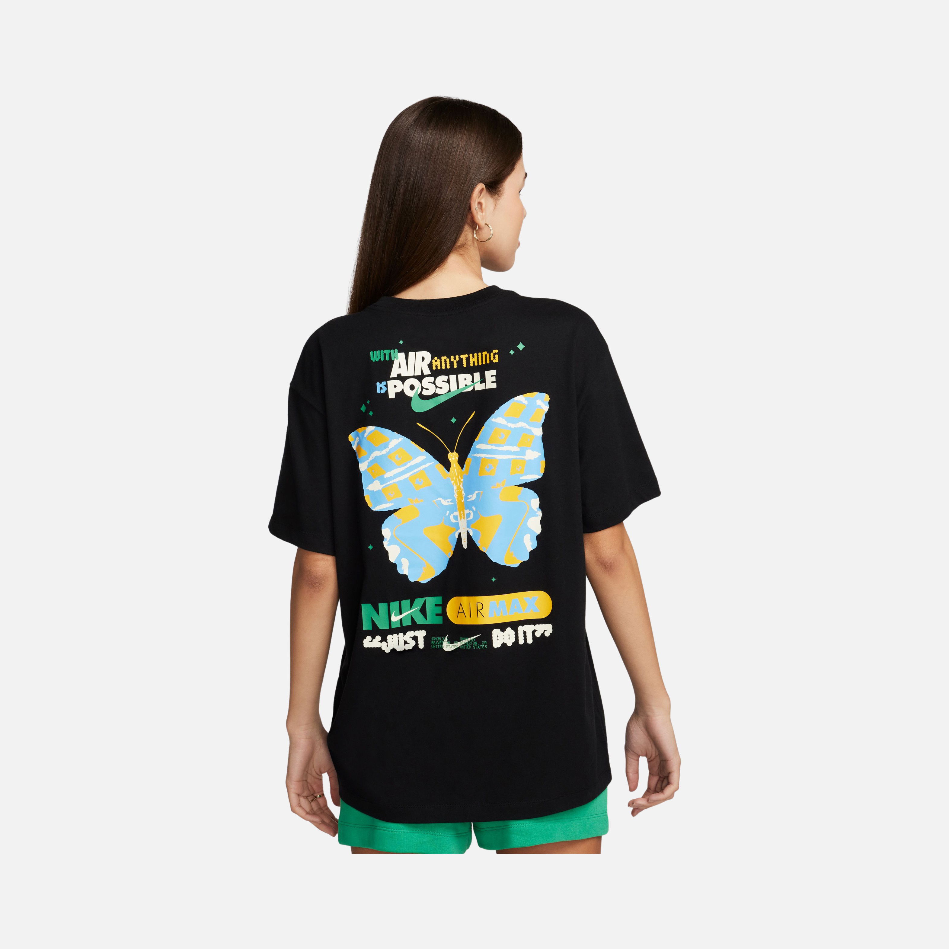 Nike Sportswear DNU Air Max Day Oc 2 Graphic Boyfriend Short-Sleeve Kadın Tişört