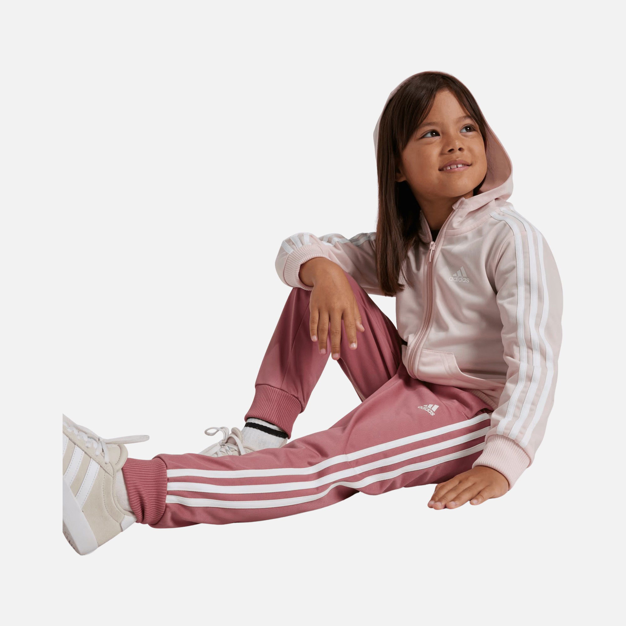 adidas Essentials 3-Stripes Shiny Çocuk Eşofman Takımı