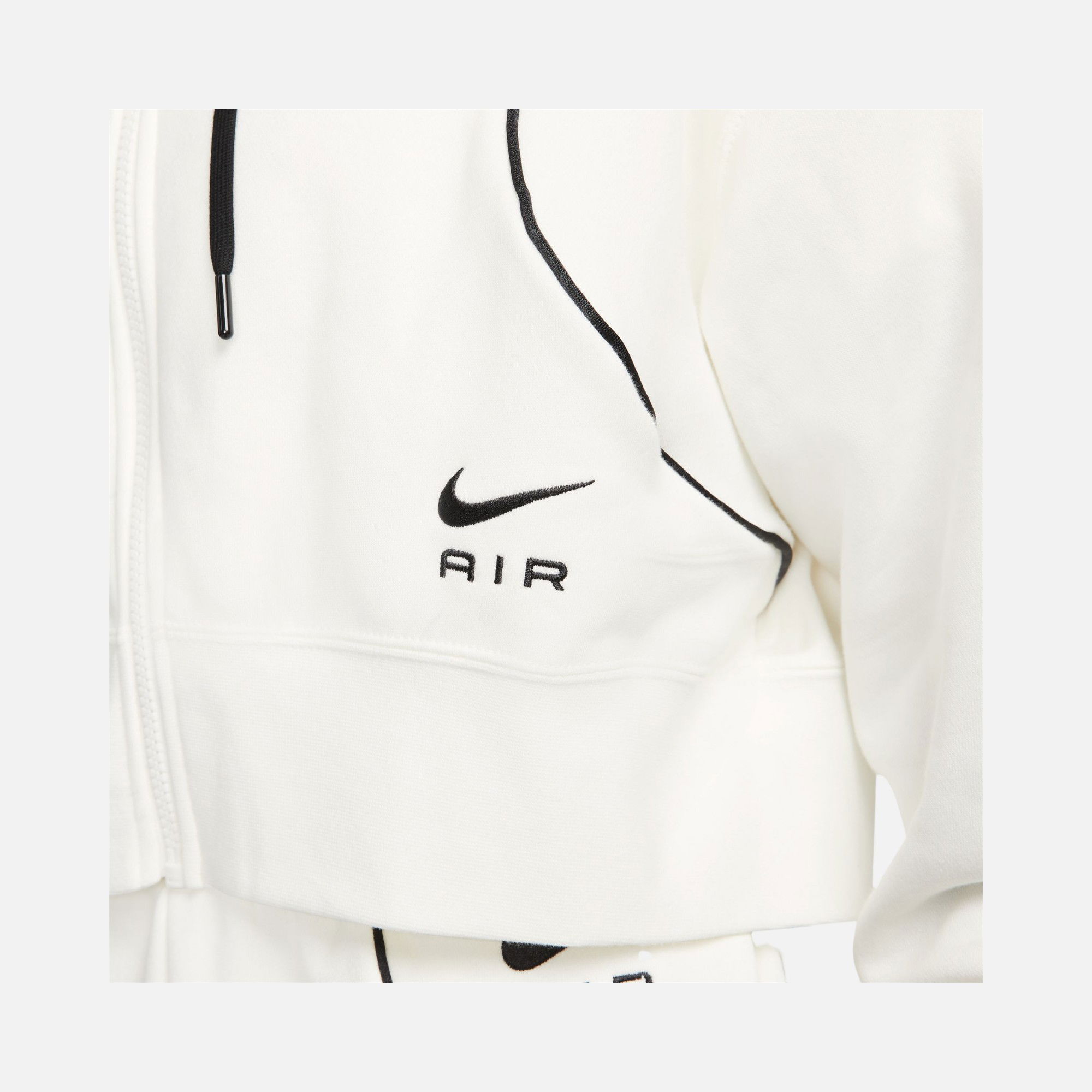 Nike Sportswear Air Fleece Cropped  Full-Zip Hoodie Kadın Sweatshirt